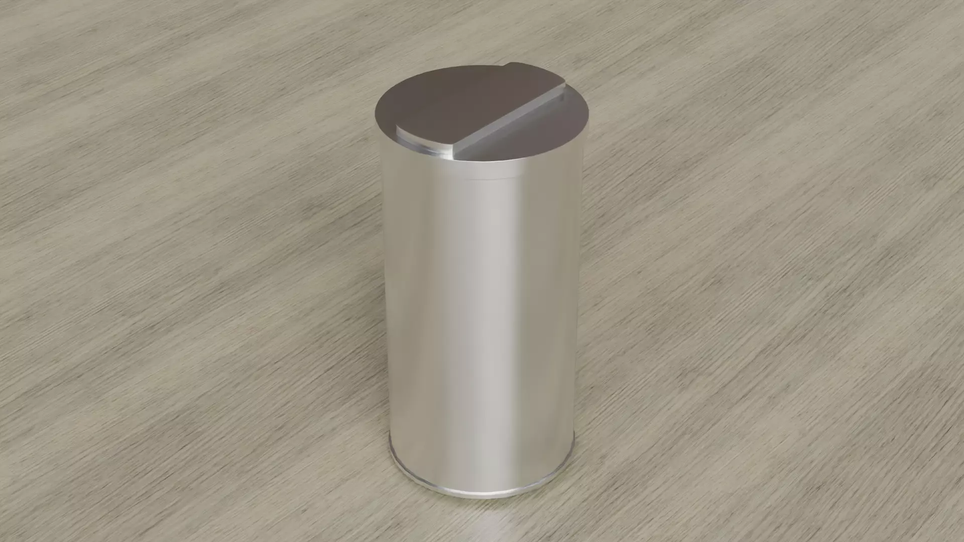 Aluminium Food can Pack Low-poly 3D model_14