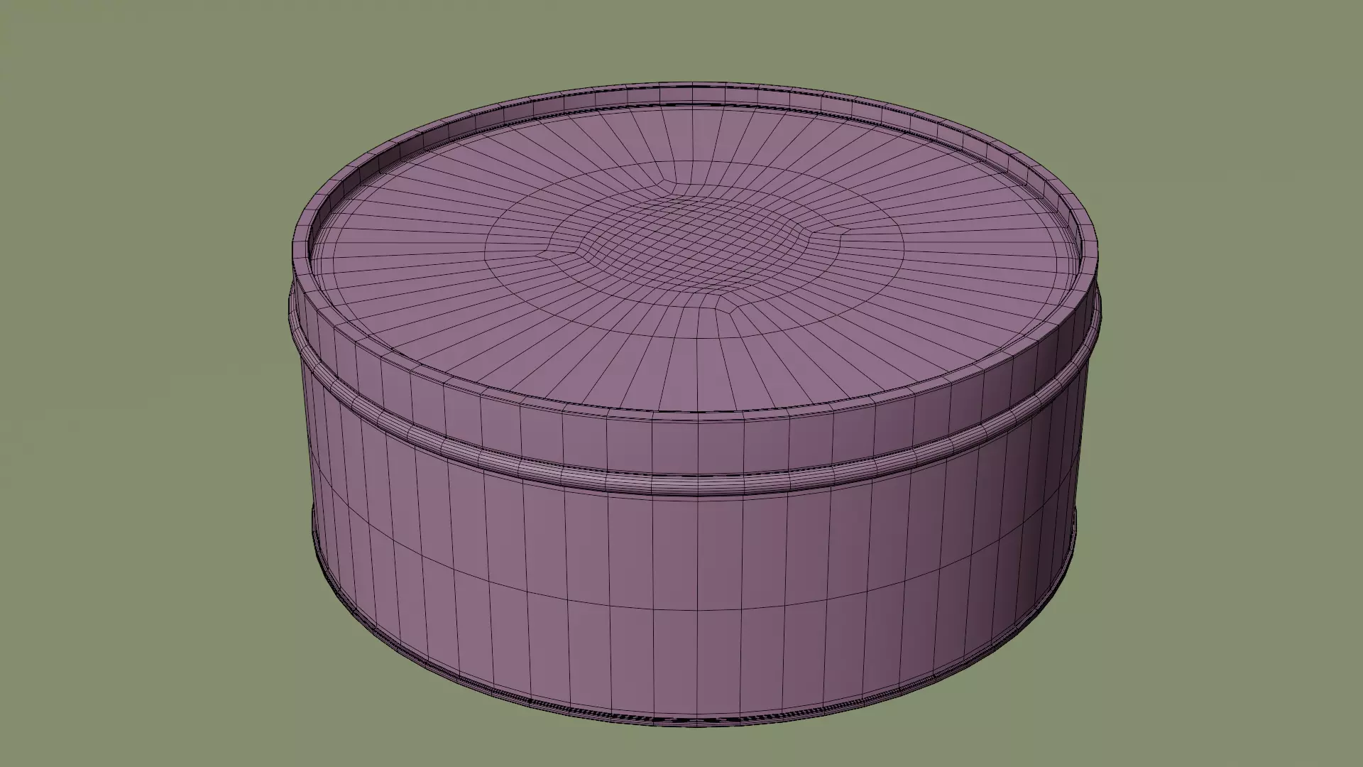 Aluminium Food can Pack Low-poly 3D model_26