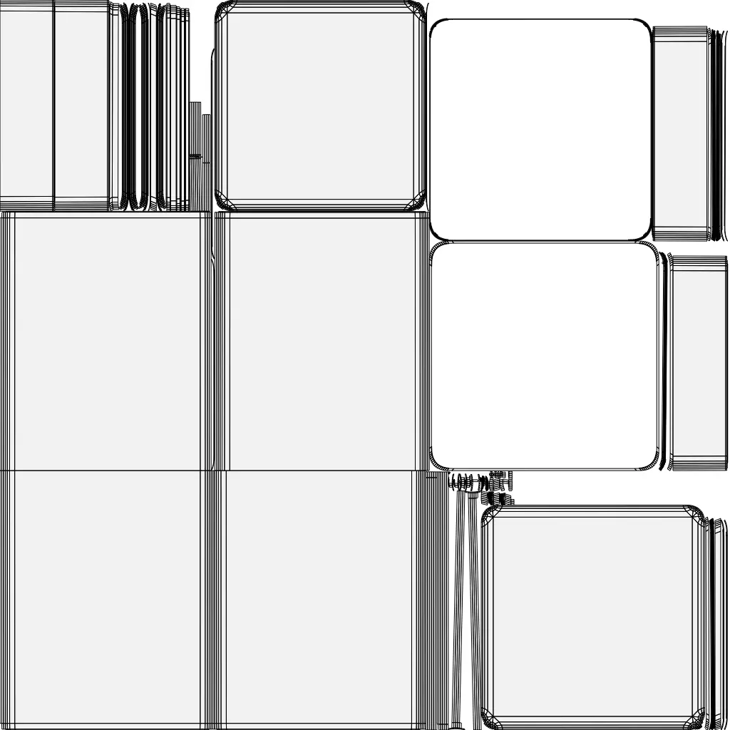 Aluminium Food can Pack Low-poly 3D model_37