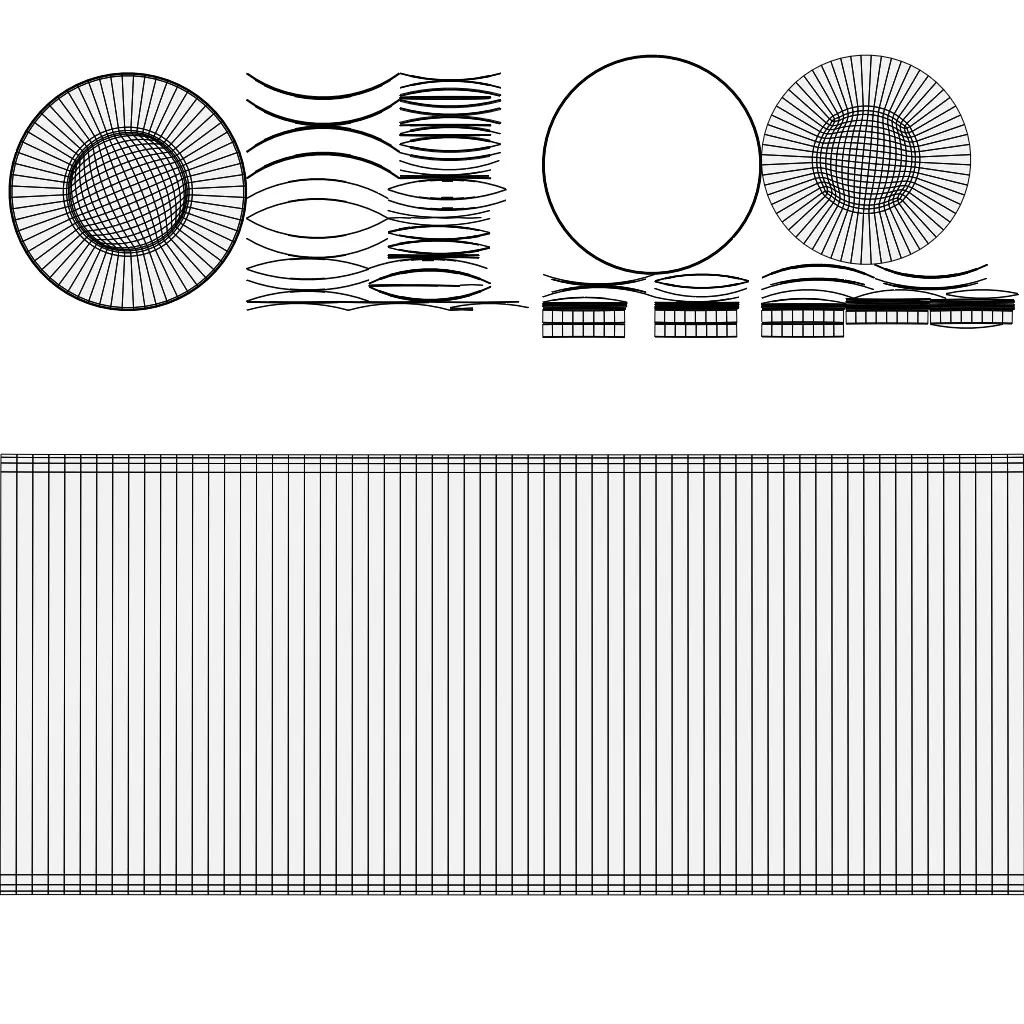 Aluminium Food can Pack Low-poly 3D model_38