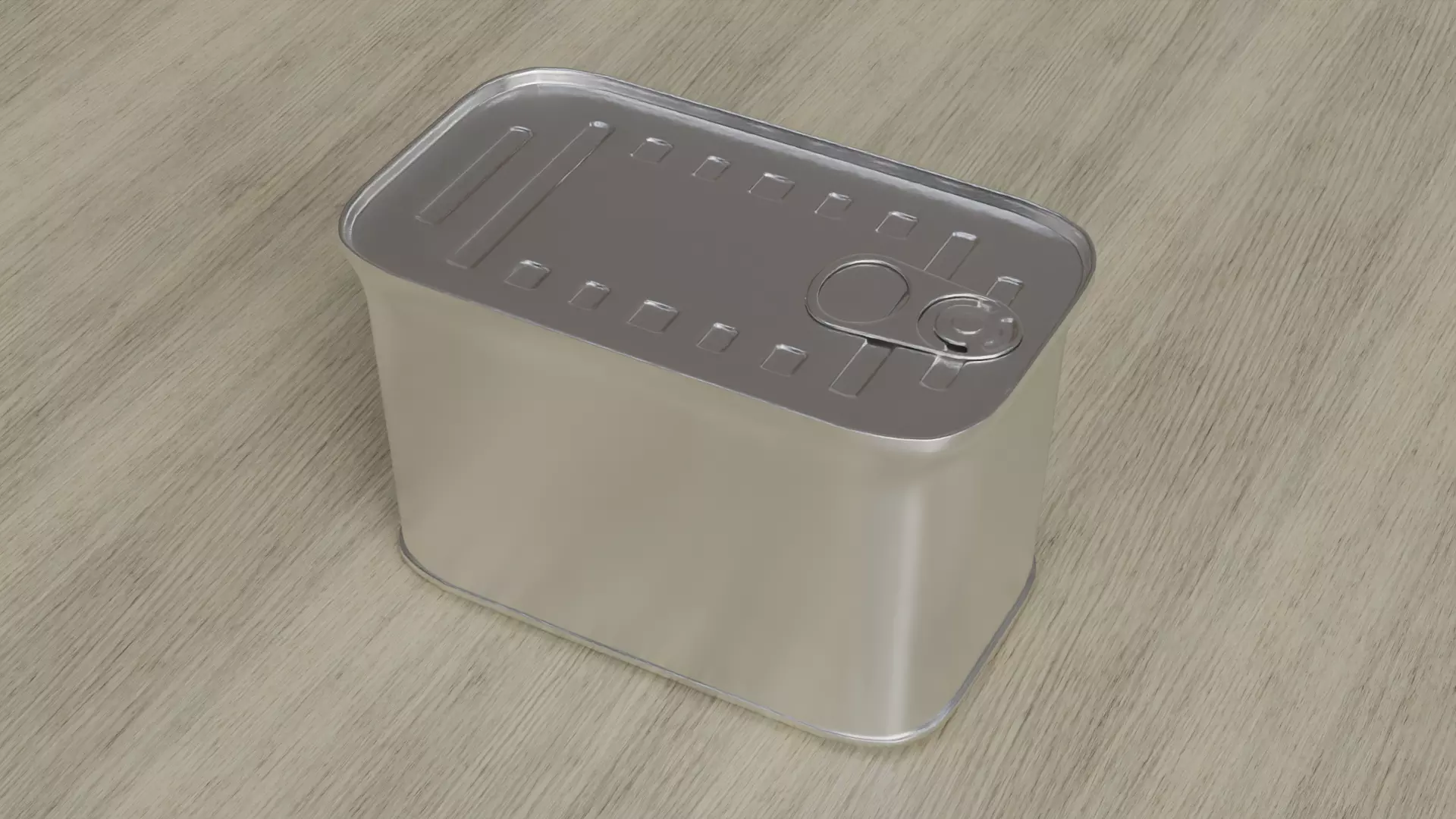 Aluminium Food can Pack Low-poly 3D model_32