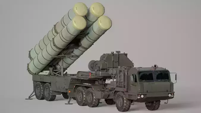 Russian S-400 Triumf Air Defense System Vehicle