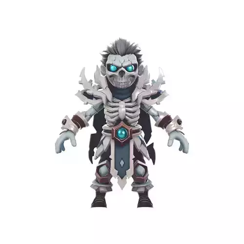 Undead Skeleton Warlord Fantasy Miniature