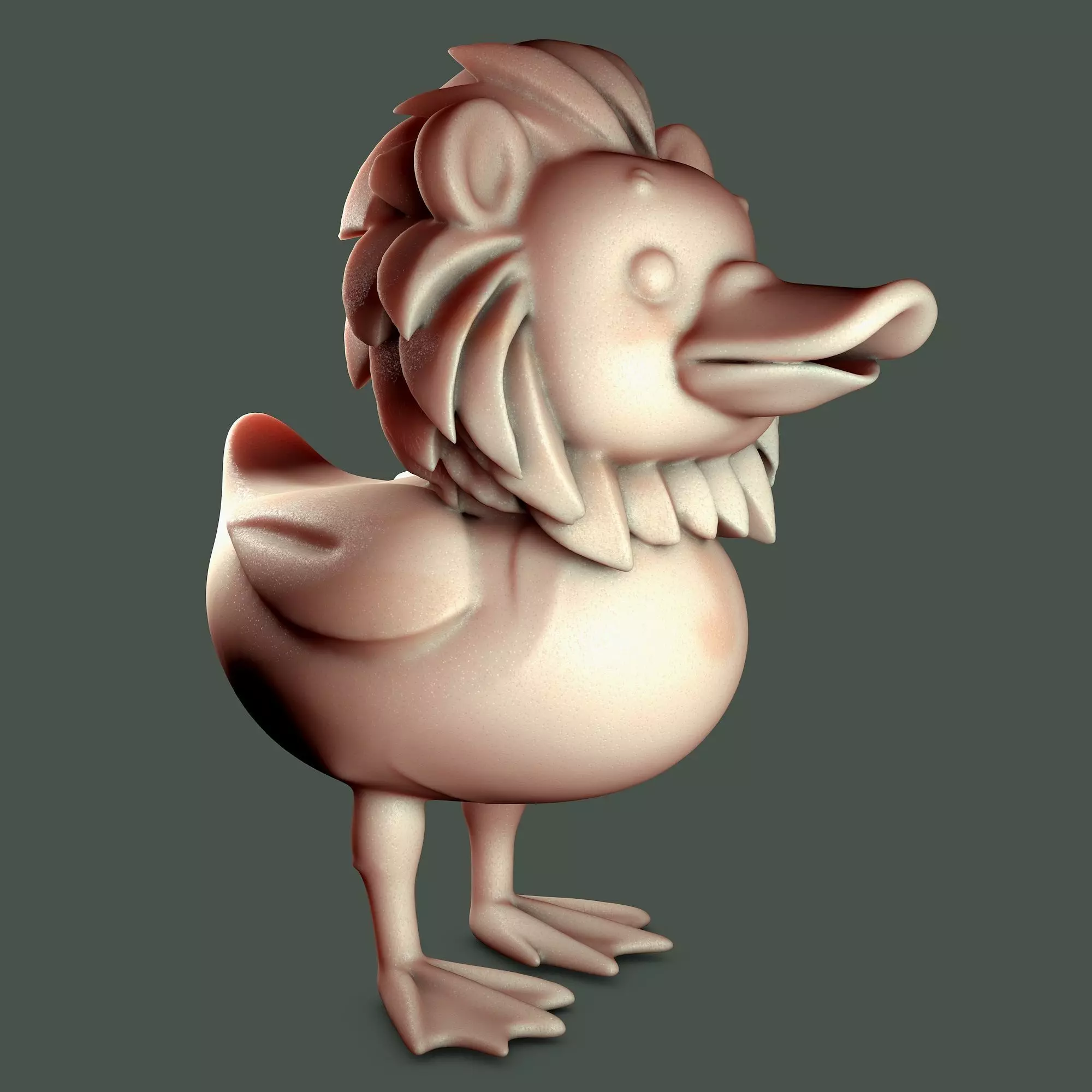 Lion Duck 3D print model