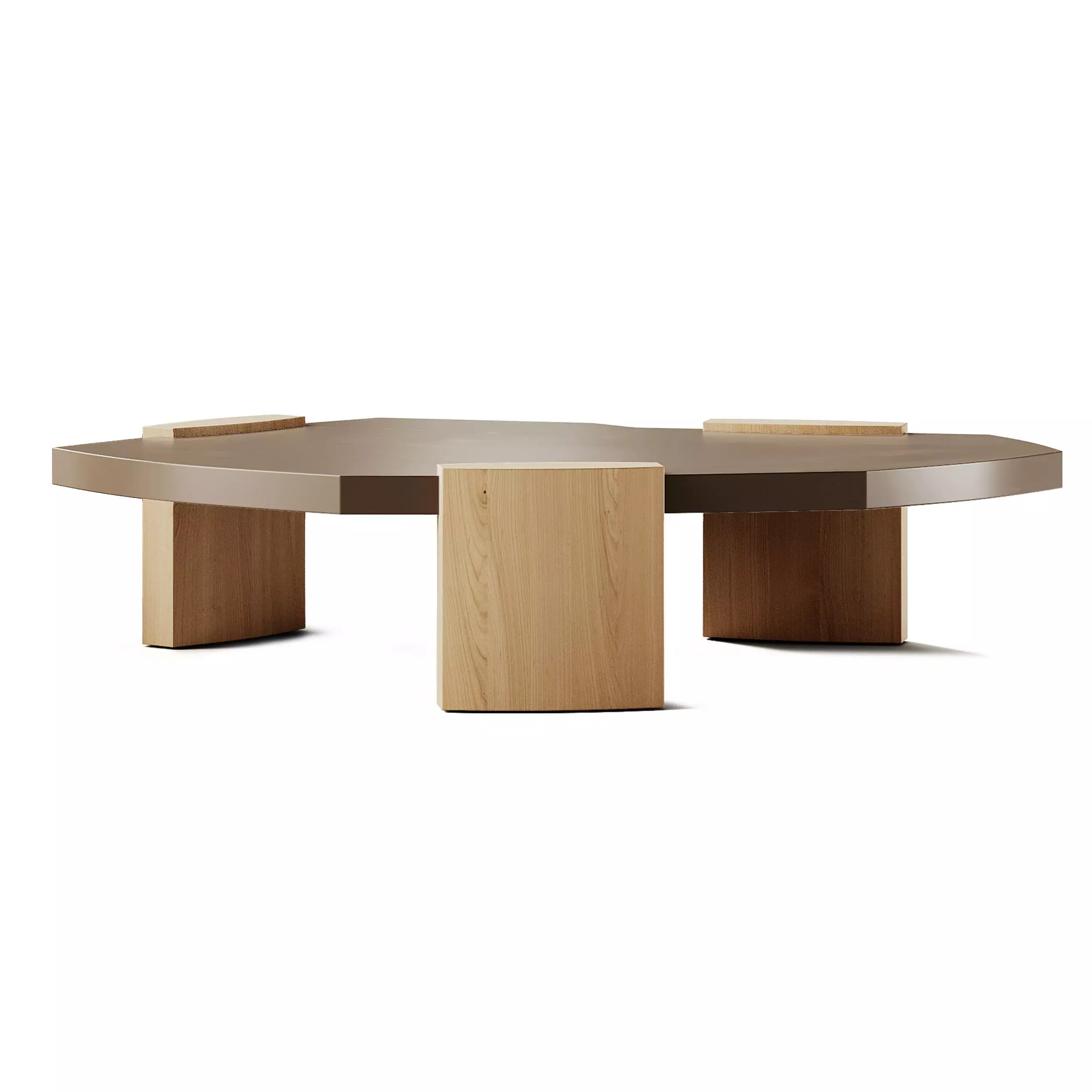 Secolo Kora Wooden Coffee Tables 3D model_2