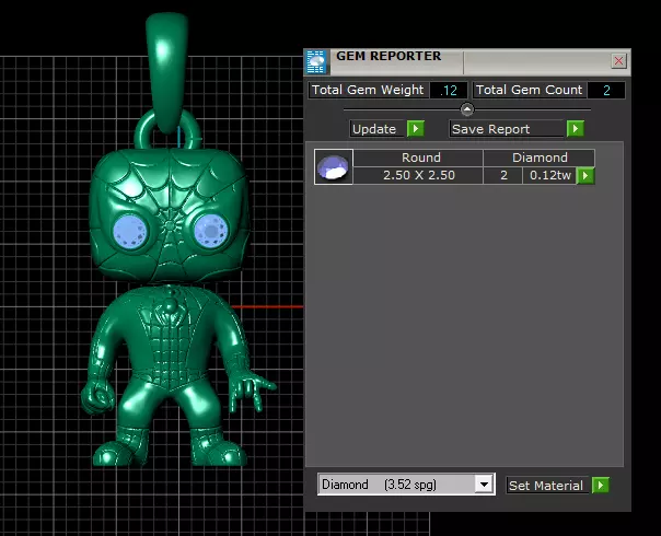 SOIDER MEN PENDANT 3D print model_4