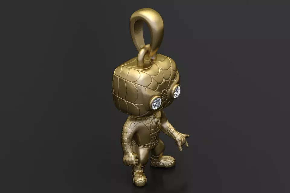 SOIDER MEN PENDANT 3D print model_1