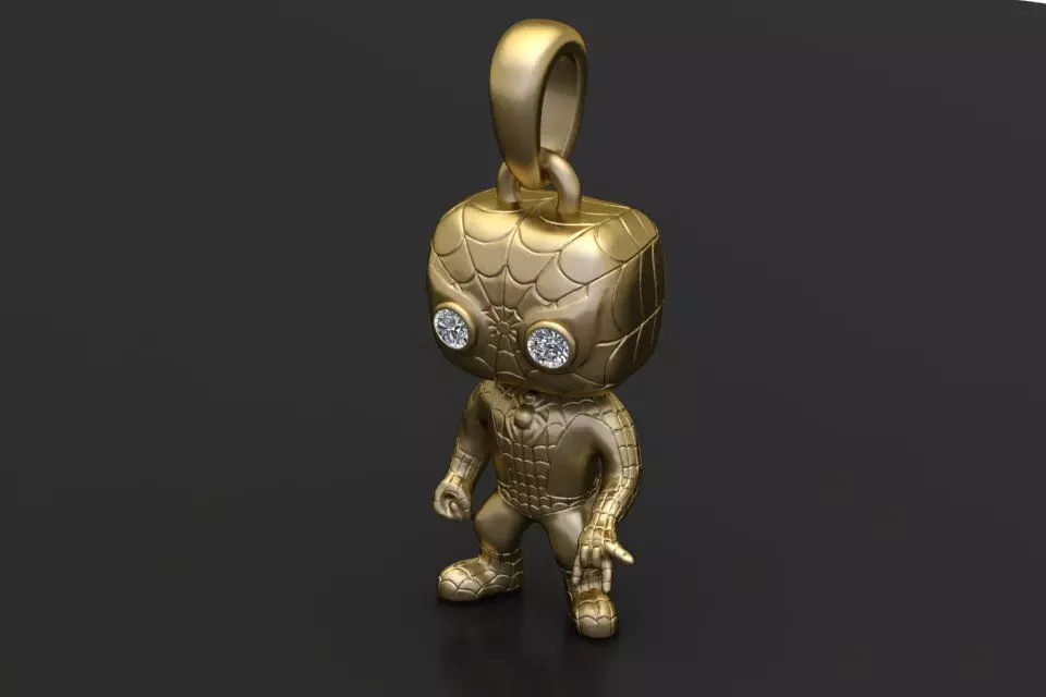 SOIDER MEN PENDANT 3D print model_2
