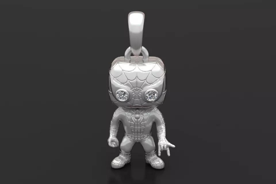 SOIDER MEN PENDANT 3D print model_0
