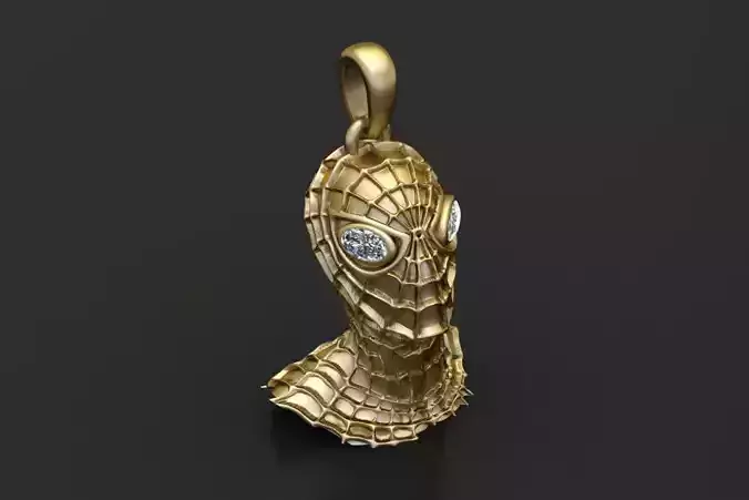 The Spider-Man Pendant 3D Printable Model