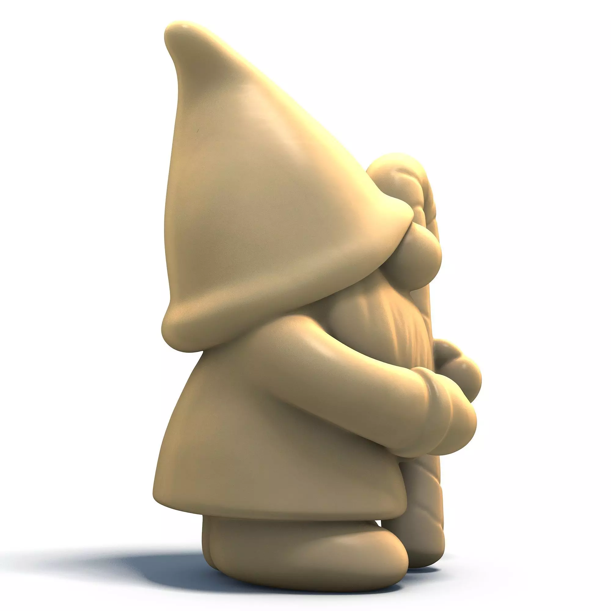 Candy Cane Gnome Christmas Figurine 3D print model_5