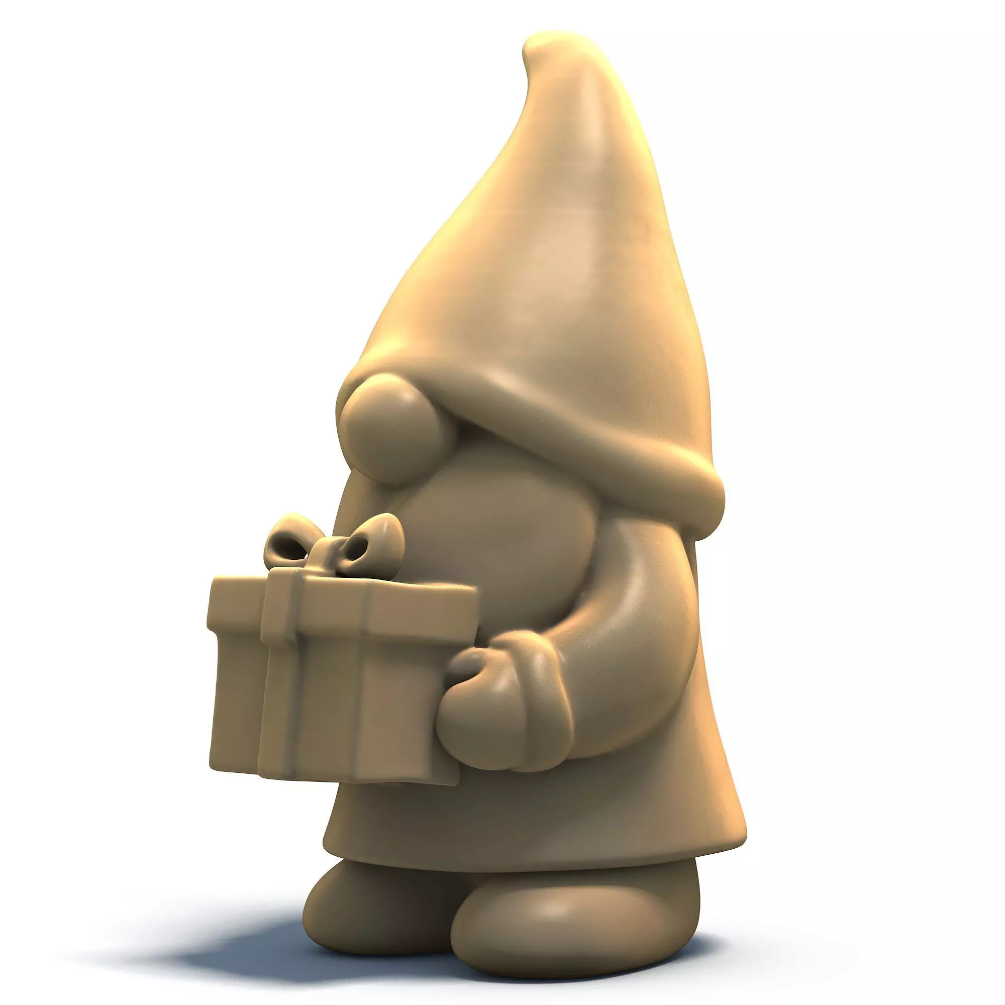 Gift Gnome Cute Holiday Figurine 3D print model_1