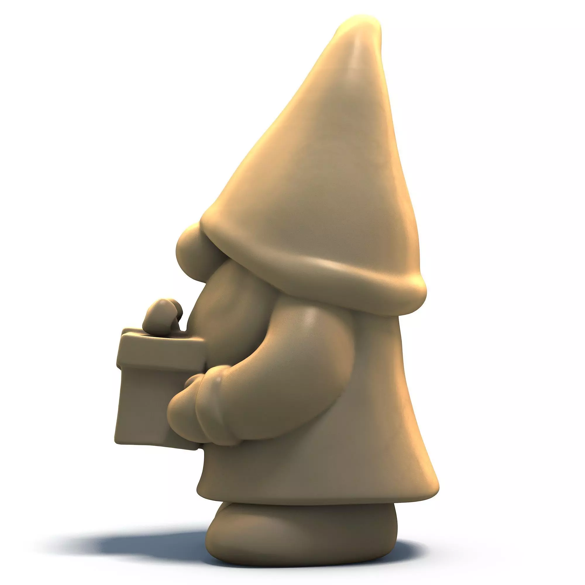 Gift Gnome Cute Holiday Figurine 3D print model_2
