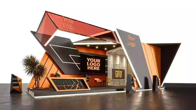 Exhibition Stand 3D model