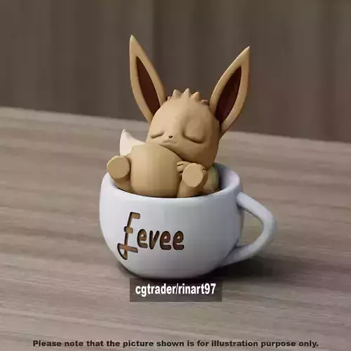 Eevee chill cup 3D print model