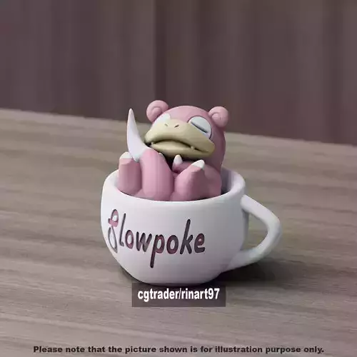 Slowpoke chill cup 3D print model