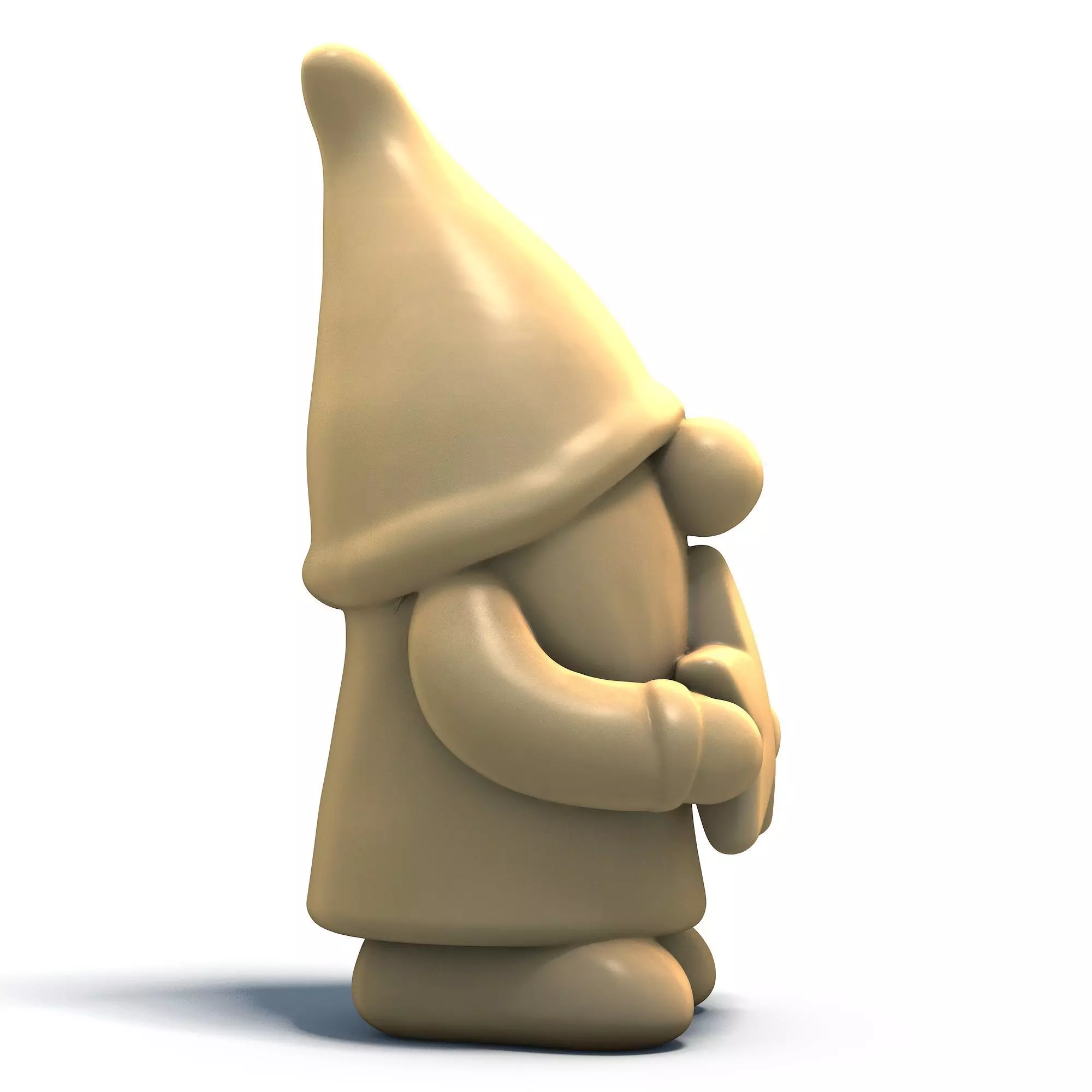 Star Gnome Holiday Ornament 3D print model_5