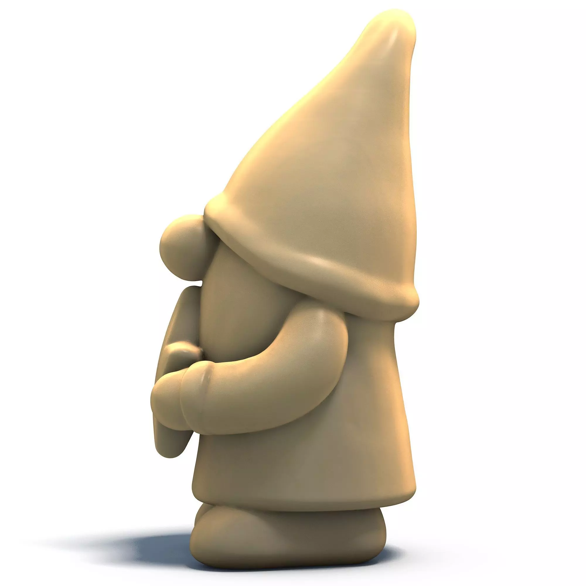 Star Gnome Holiday Ornament 3D print model_2