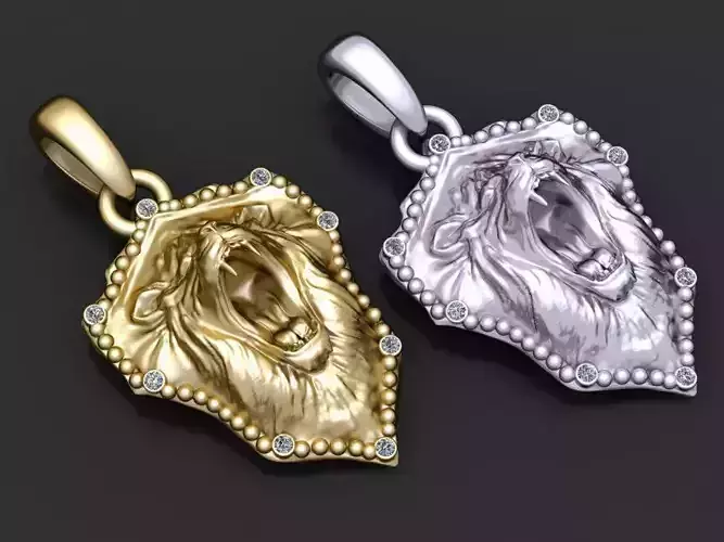 ANIMALS FACES PENDANT 