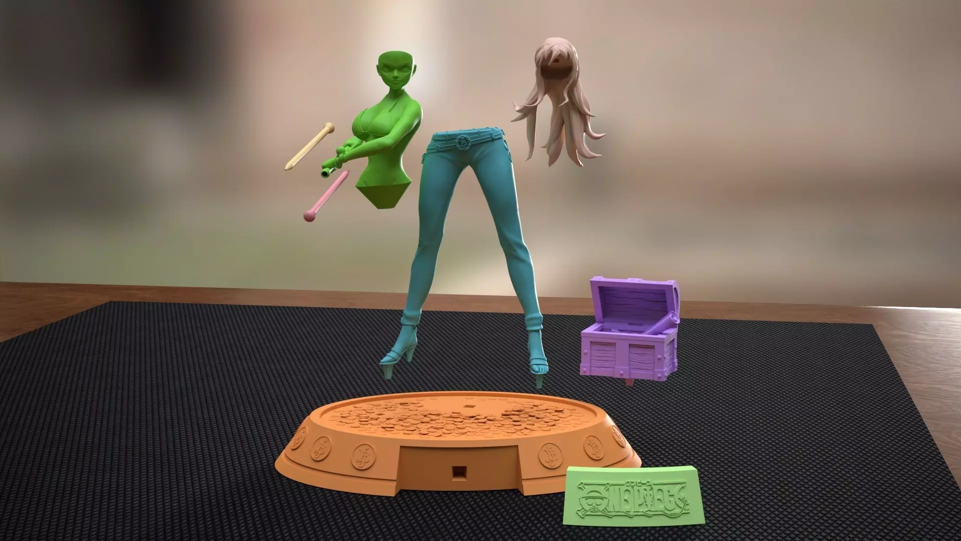 Nami from One Piece 3D Print Model 3D print model_12