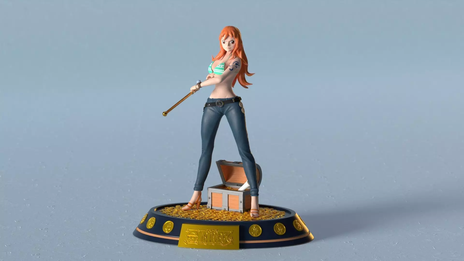 Nami from One Piece 3D Print Model 3D print model_2