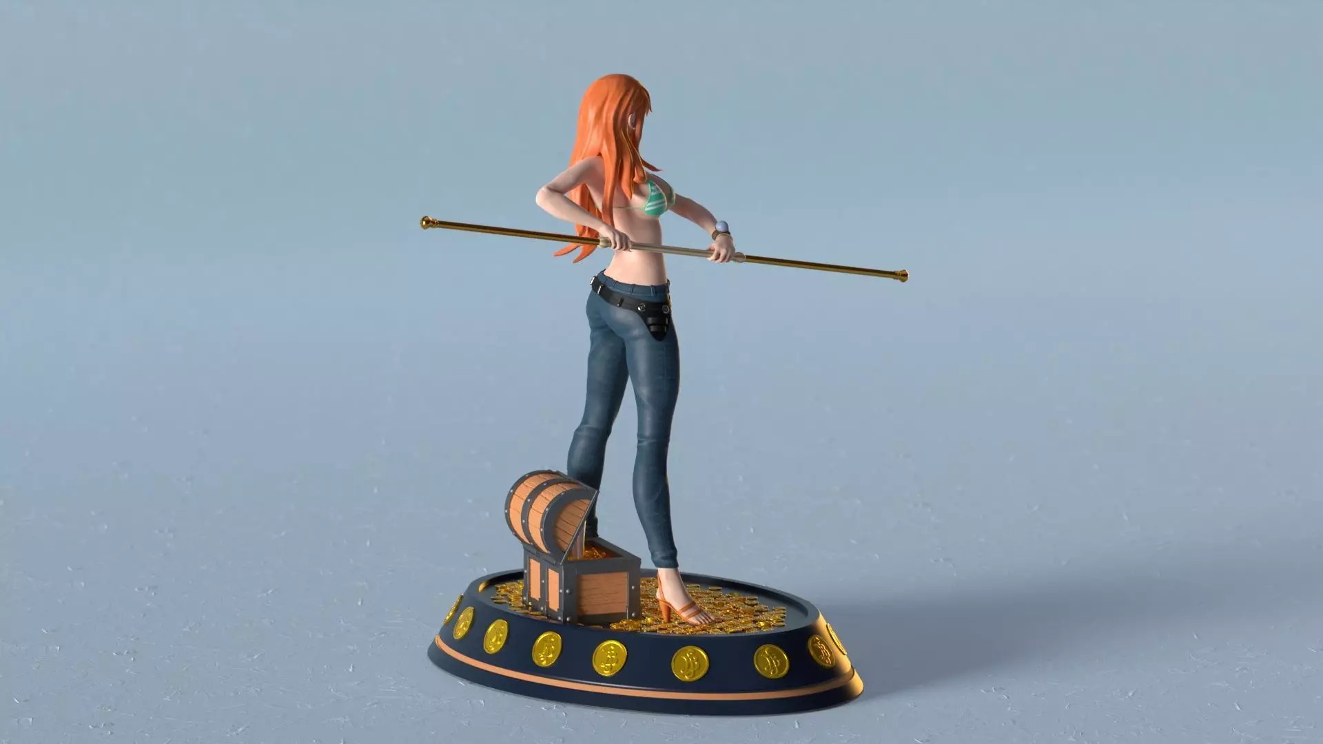 Nami from One Piece 3D Print Model 3D print model_7