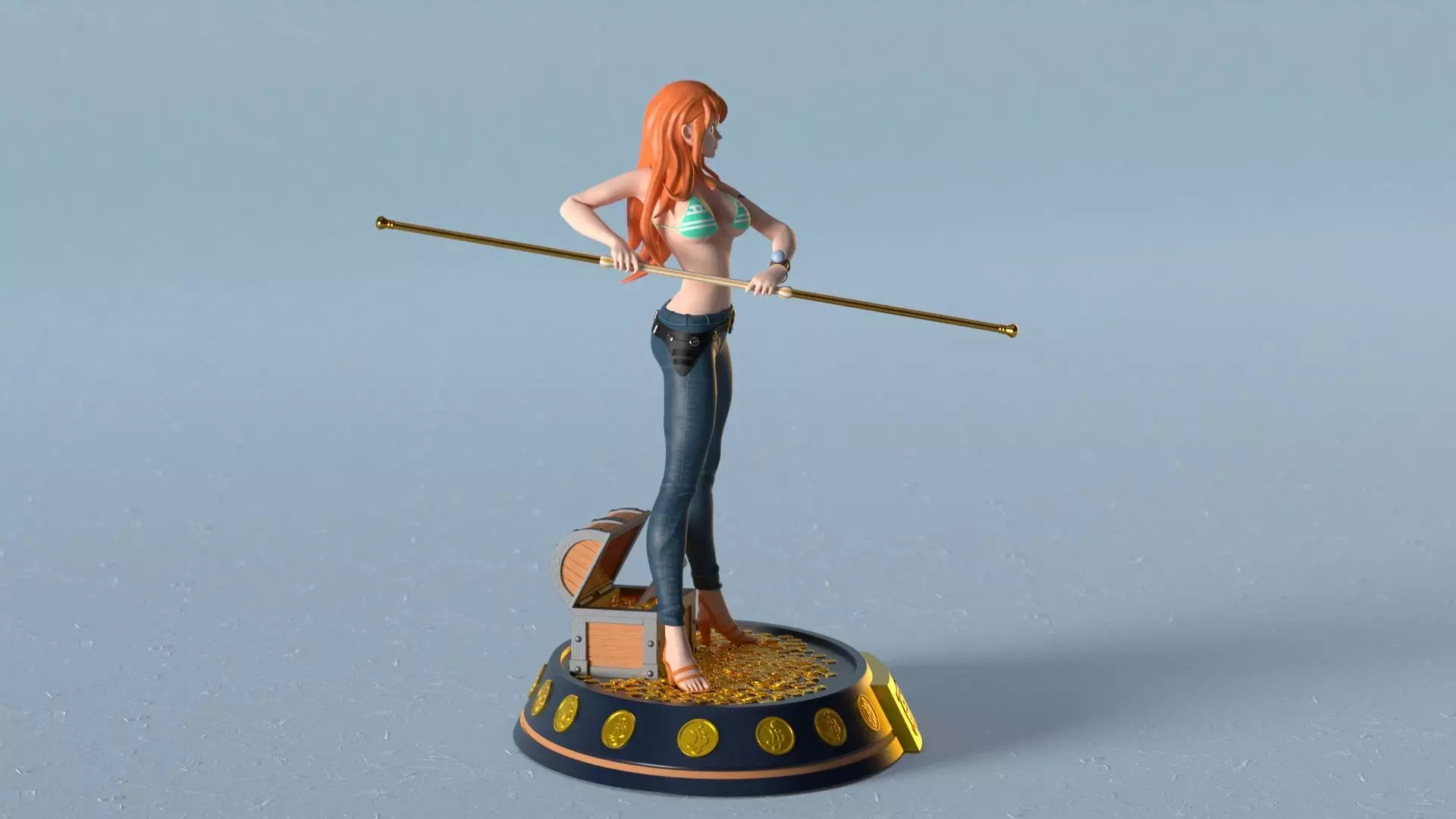 Nami from One Piece 3D Print Model 3D print model_6