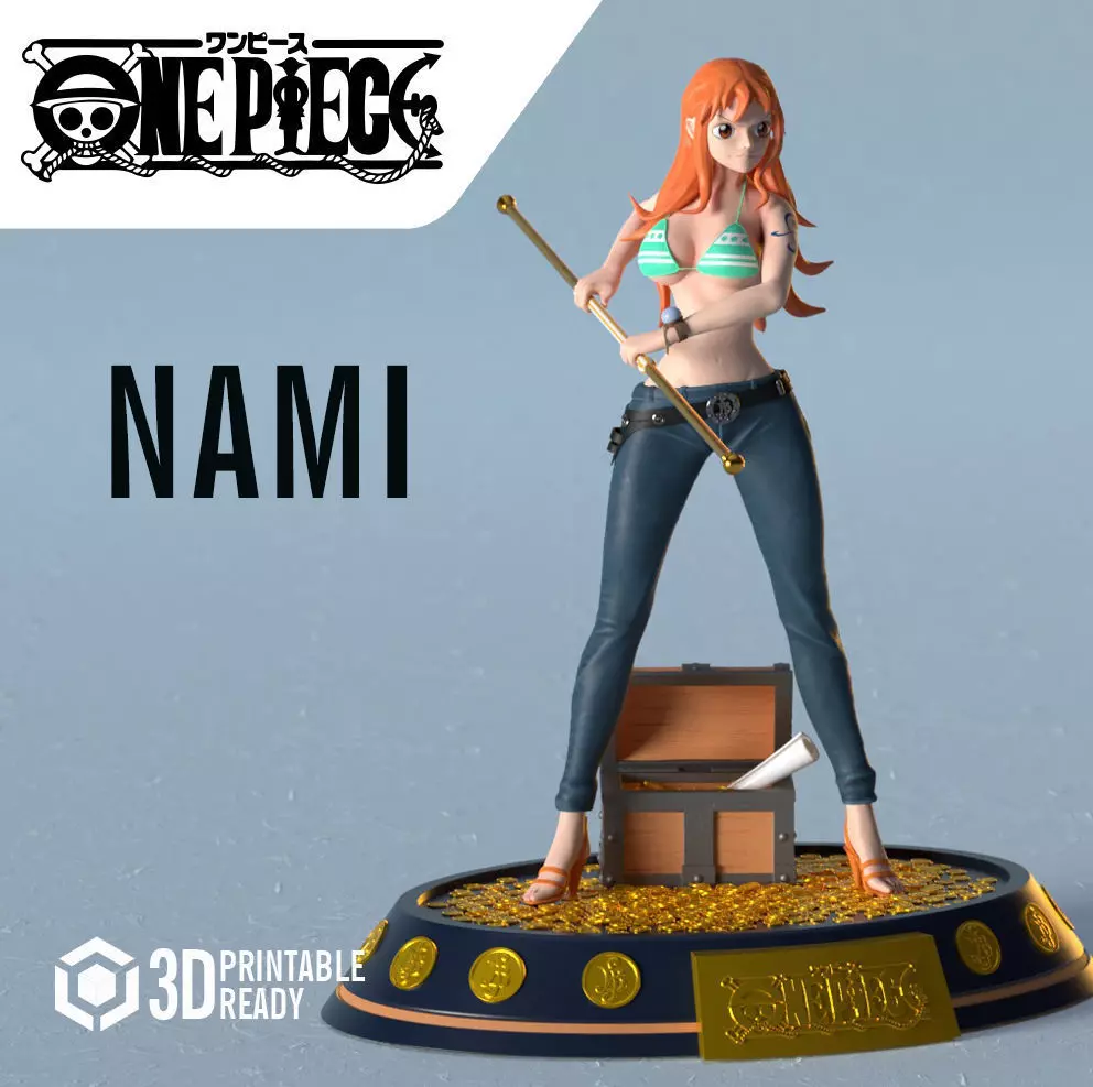 Nami from One Piece 3D Print Model 3D print model_0