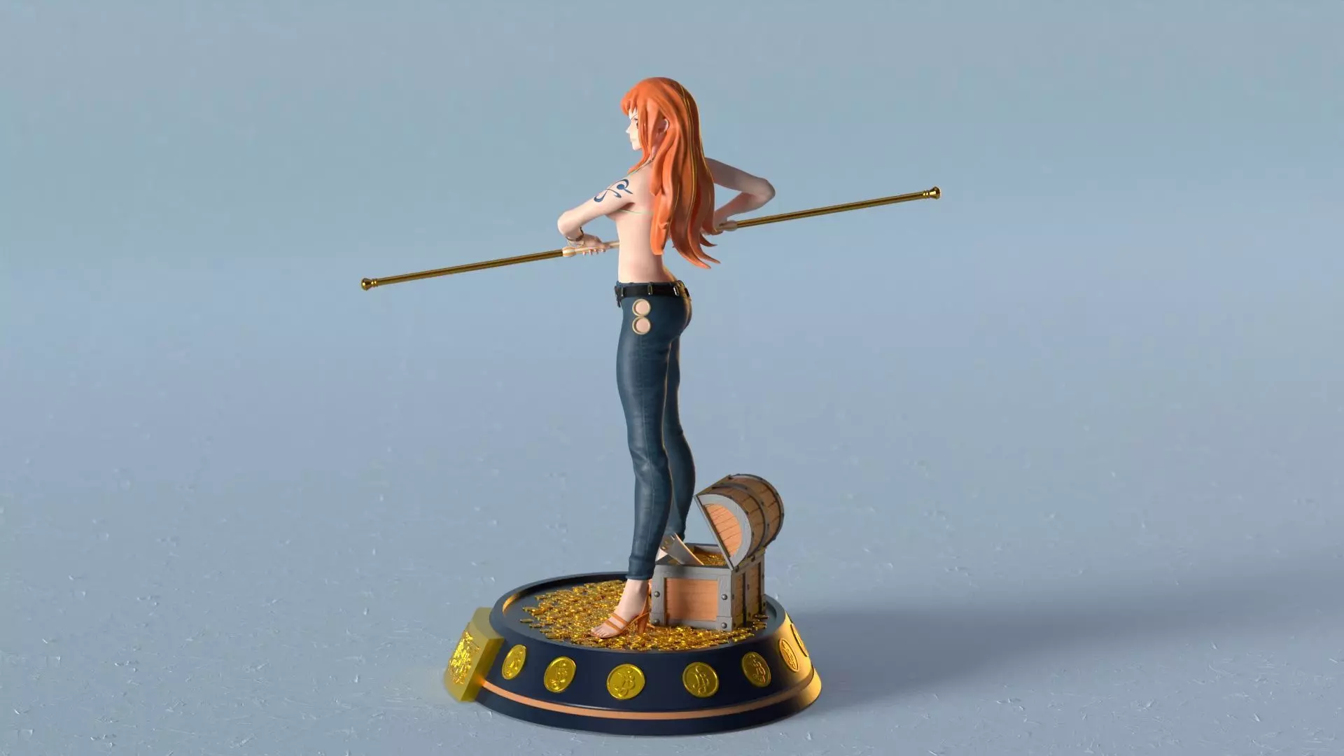 Nami from One Piece 3D Print Model 3D print model_8