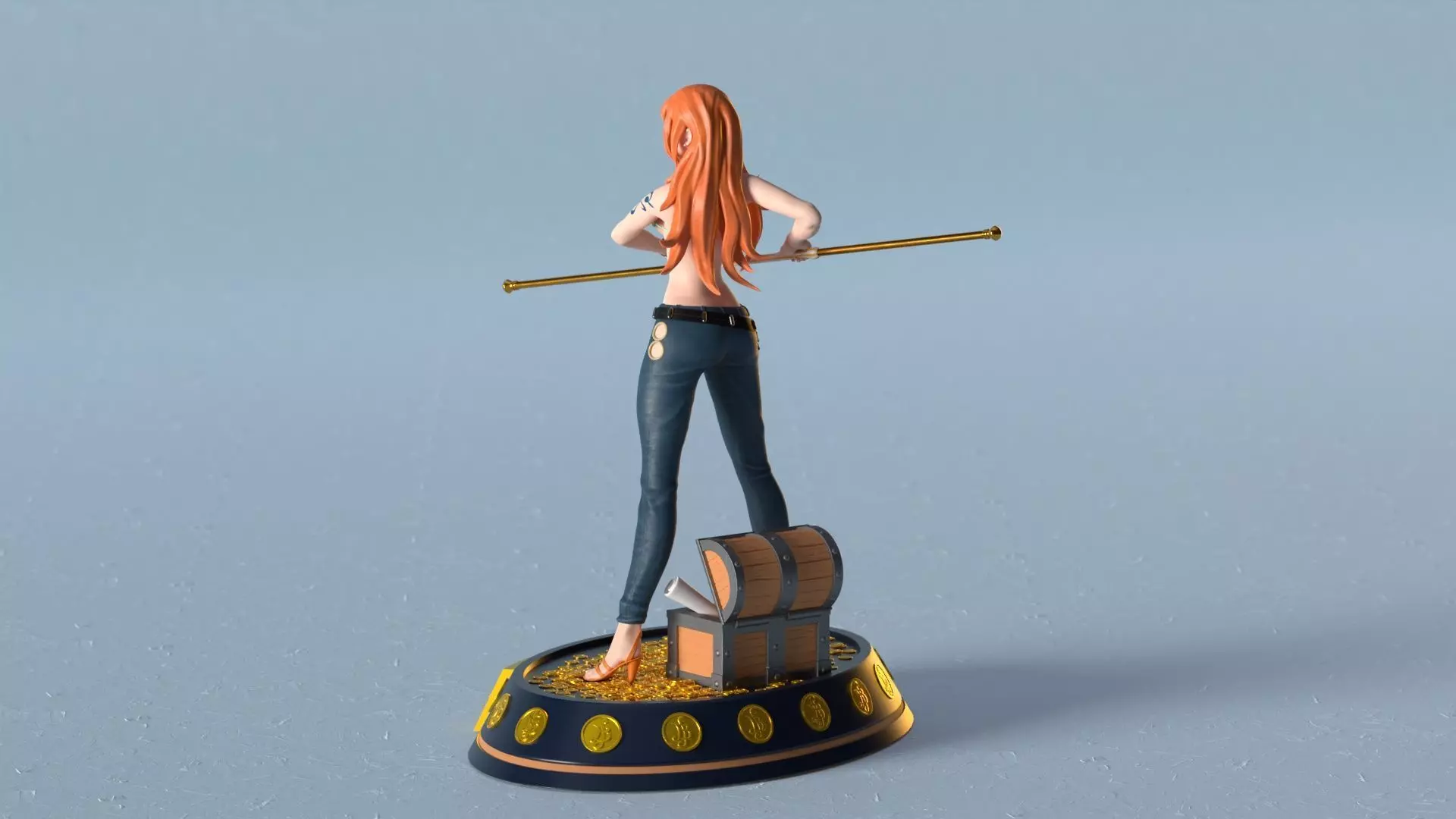 Nami from One Piece 3D Print Model 3D print model_9