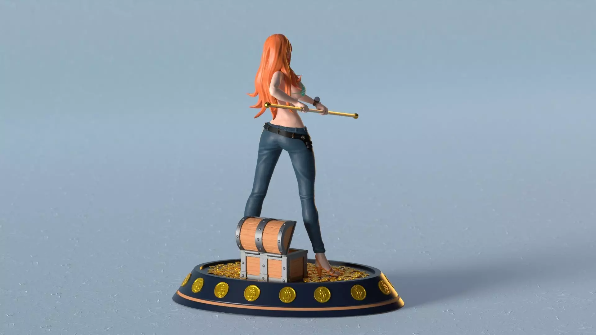 Nami from One Piece 3D Print Model 3D print model_4