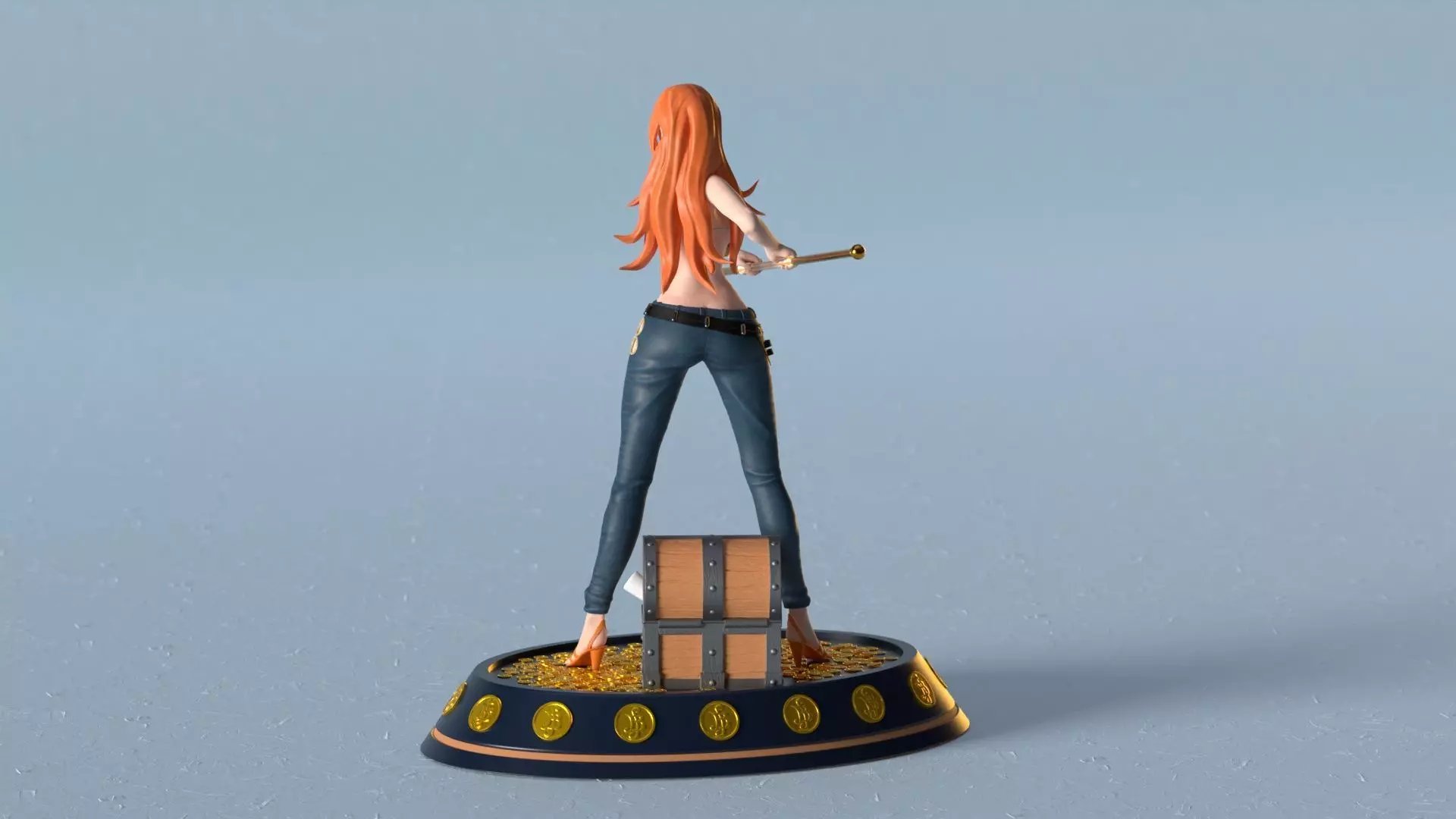 Nami from One Piece 3D Print Model 3D print model_3