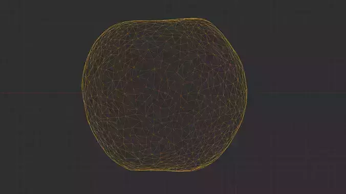 Photorealistic 3D scan of peach Low-poly 3D model 5