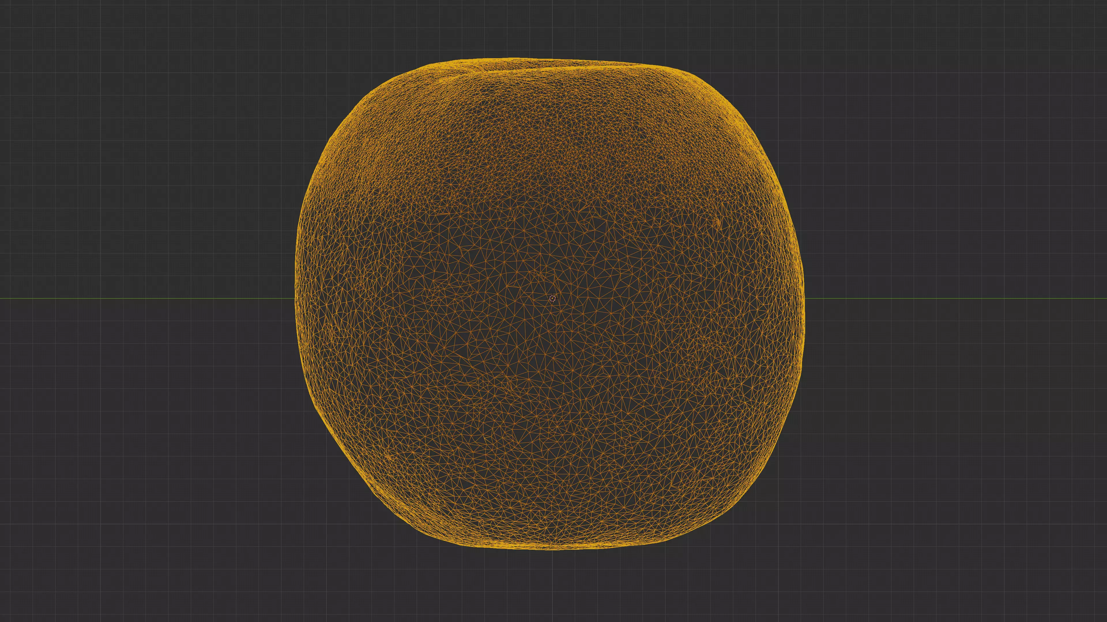 Photorealistic 3D scan of peach Low-poly 3D model_29