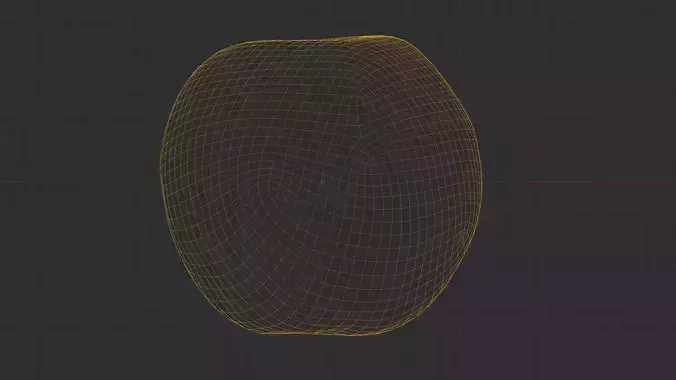 Photorealistic 3D scan of peach Low-poly 3D model 4