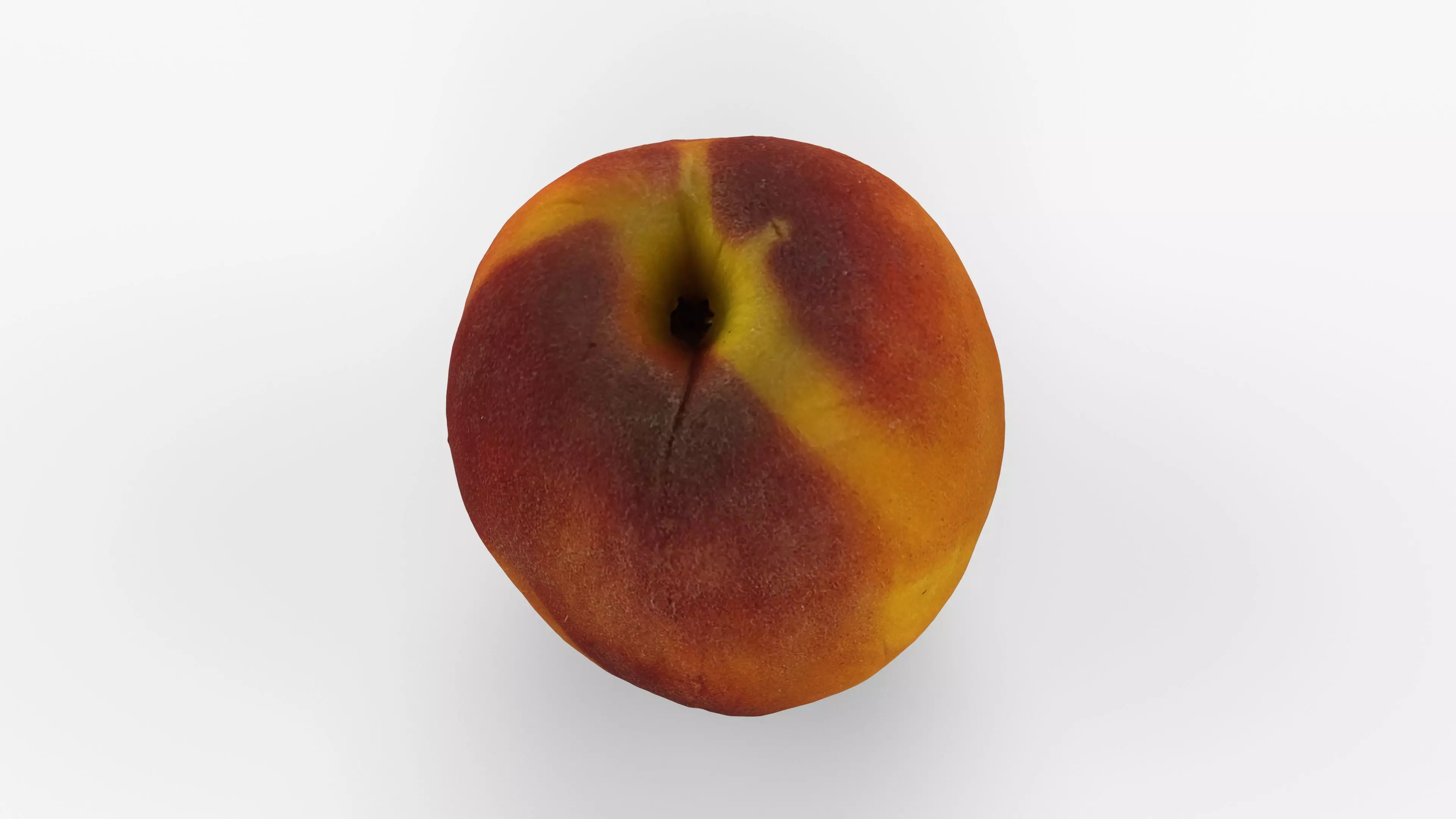 Photorealistic 3D scan of peach Low-poly 3D model_5