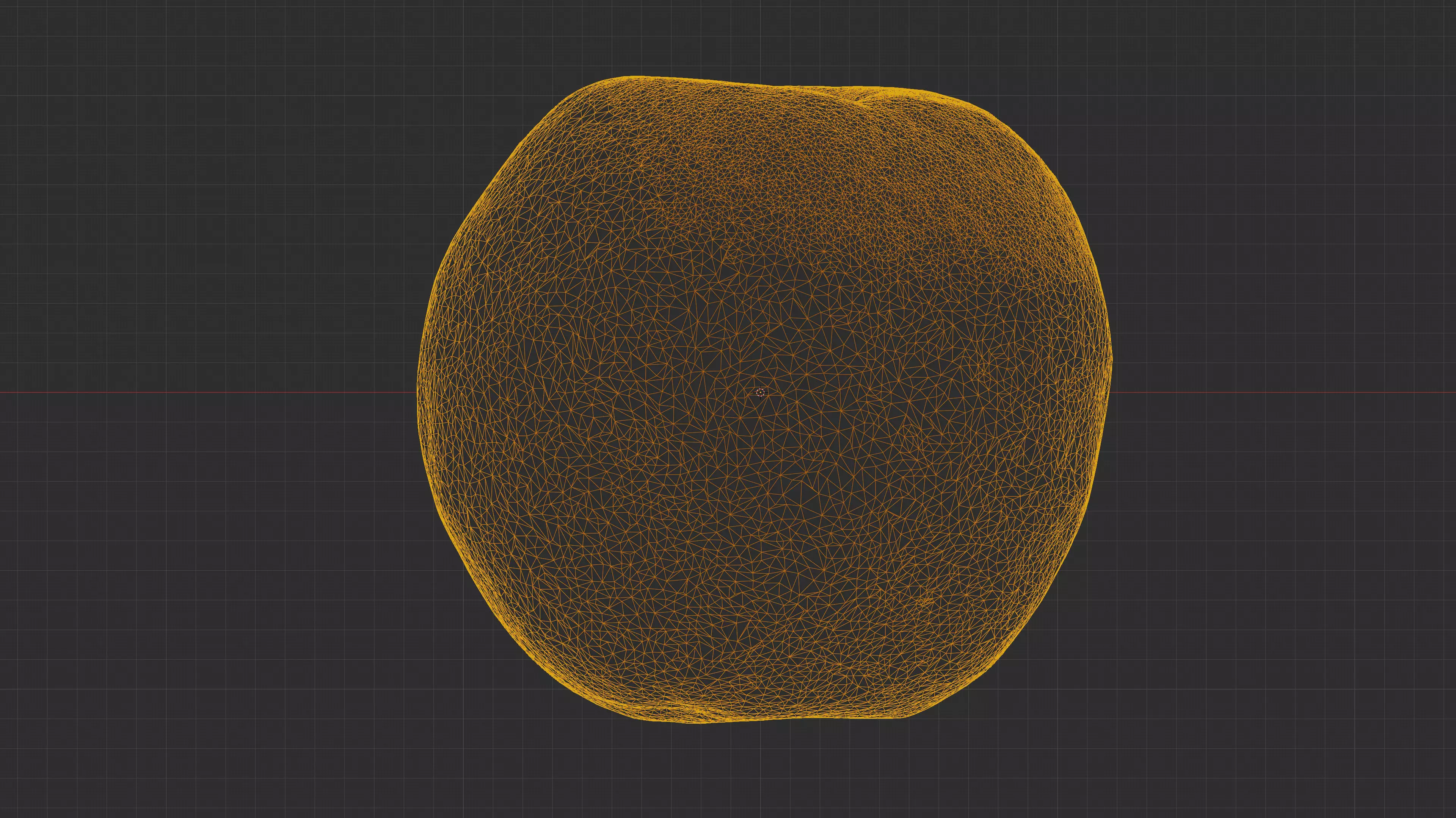 Photorealistic 3D scan of peach Low-poly 3D model_27