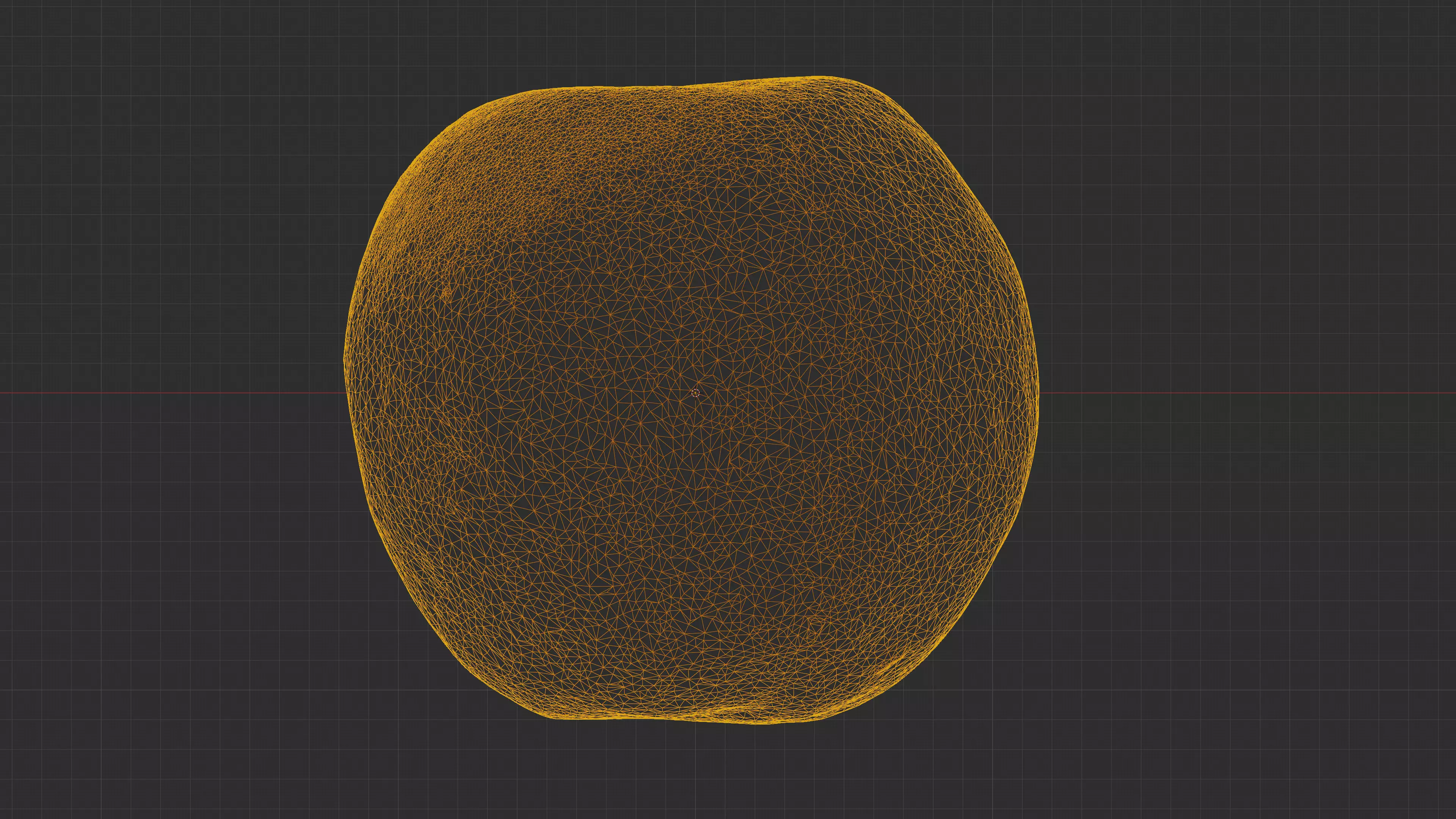 Photorealistic 3D scan of peach Low-poly 3D model_26