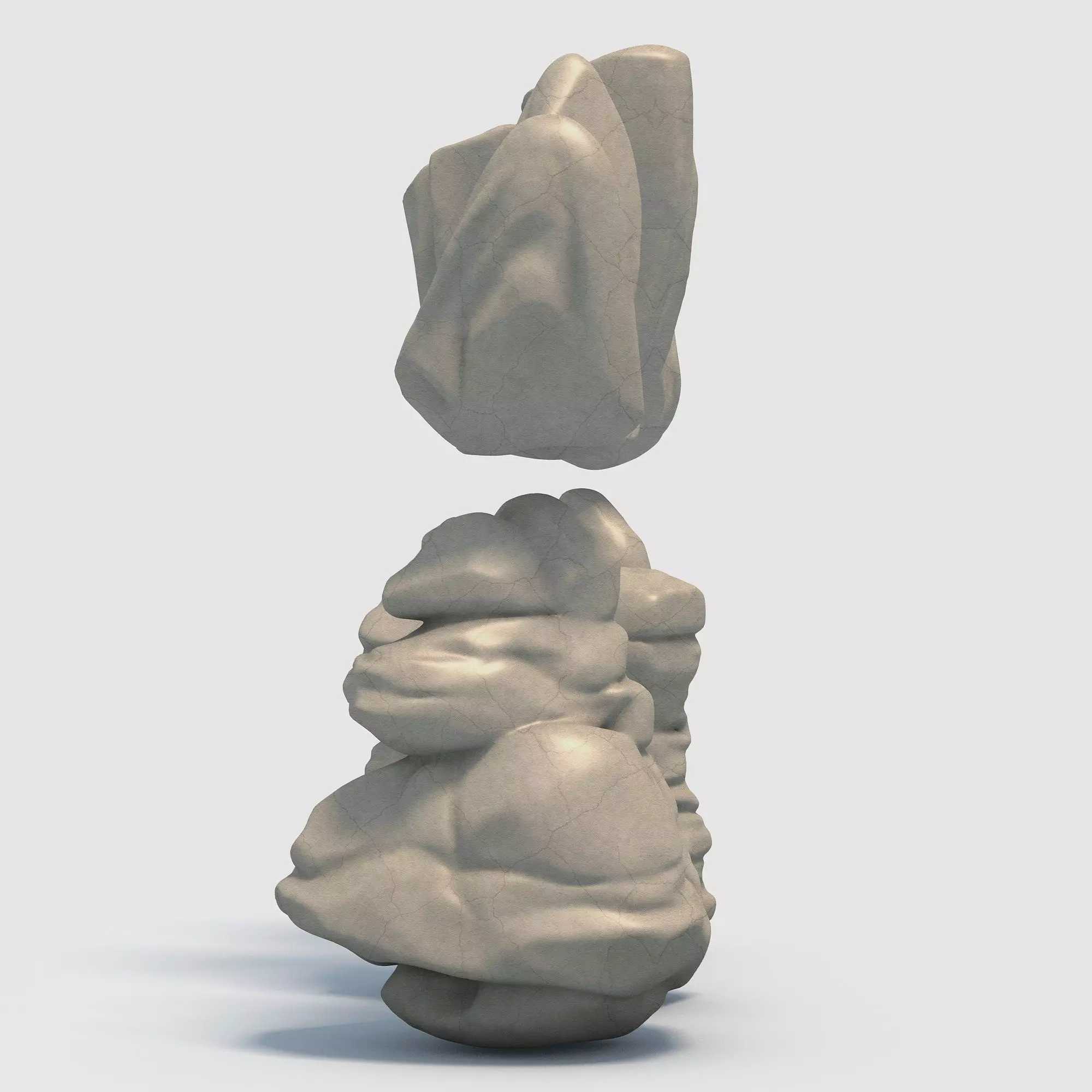 Rock Pack 6 Stone Models for Printing  3D print model_3