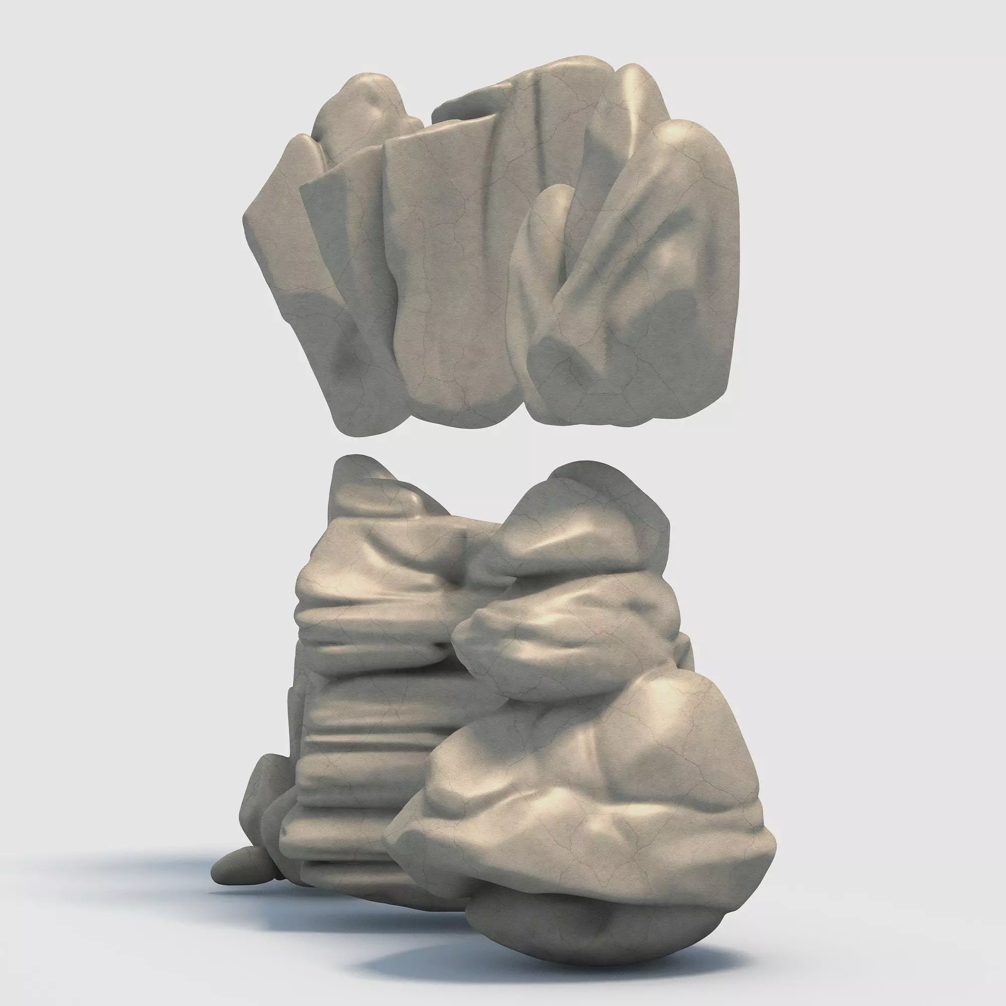 Rock Pack 6 Stone Models for Printing  3D print model_2