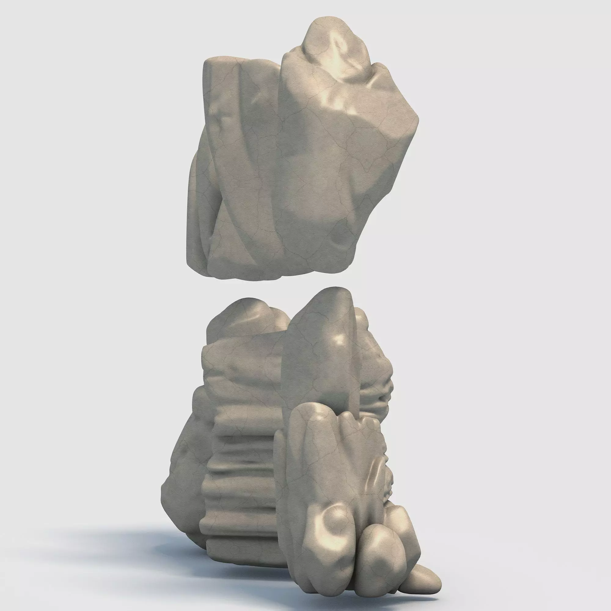 Rock Pack 6 Stone Models for Printing  3D print model_7