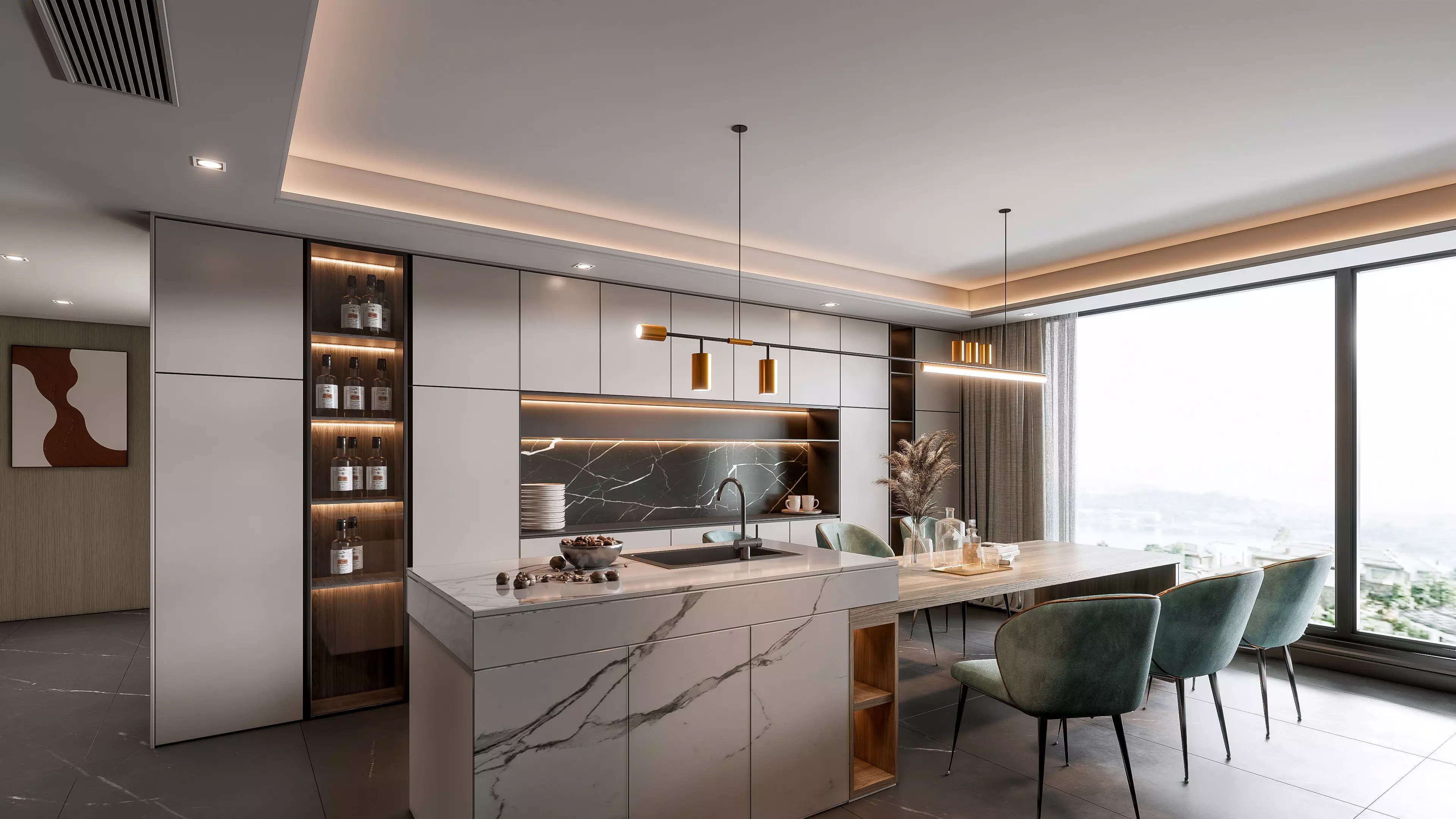 Dining Room 1 3D model_9