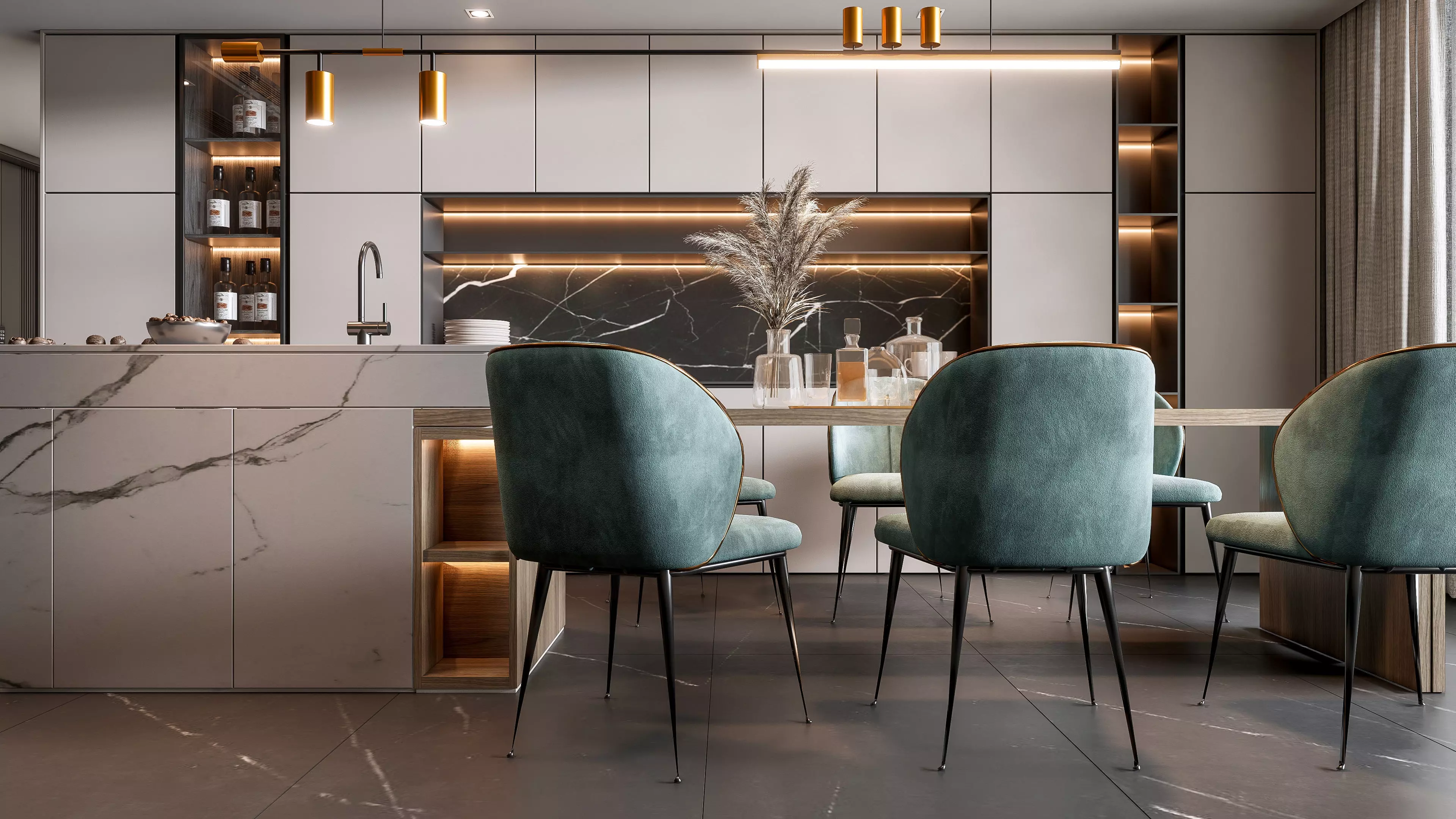 Dining Room 1 3D model_7