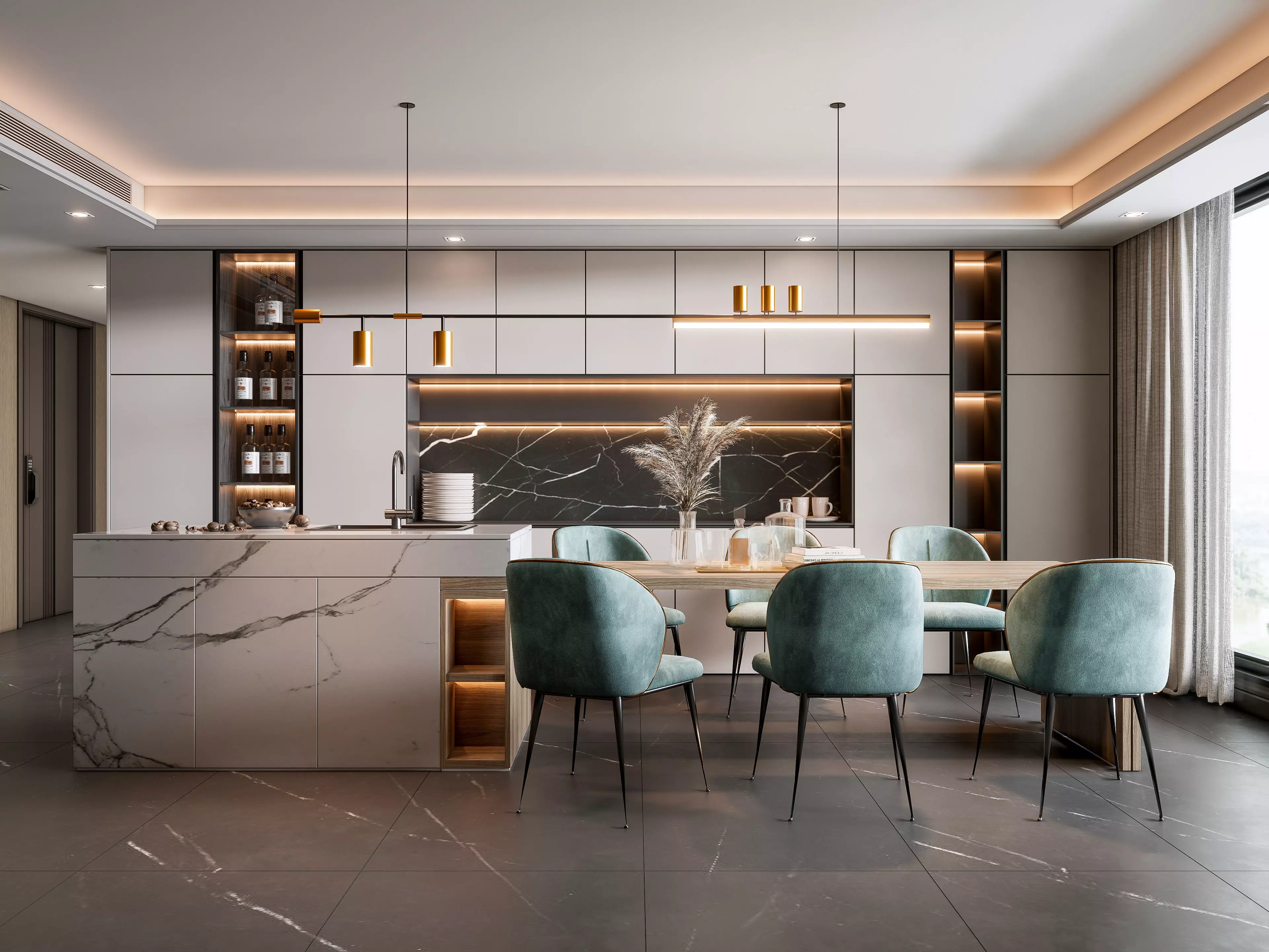 Dining Room 1 3D model_0