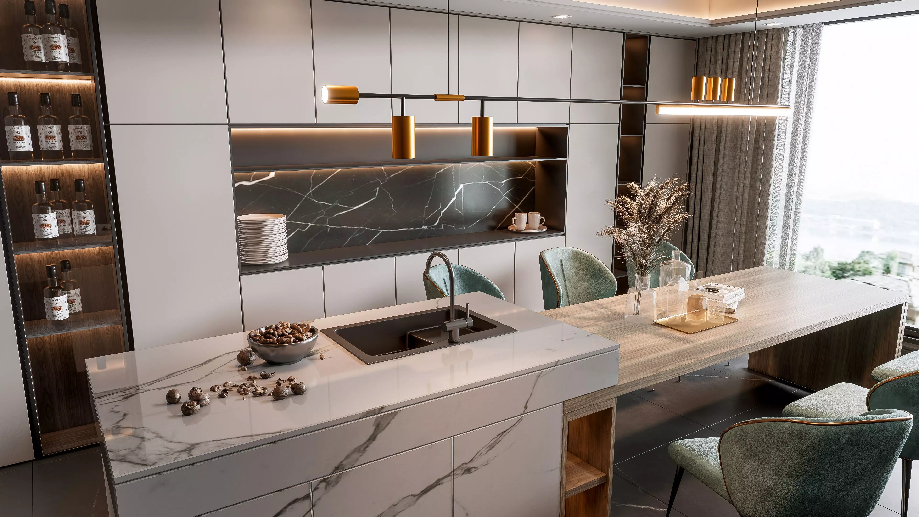 Dining Room 1 3D model_2