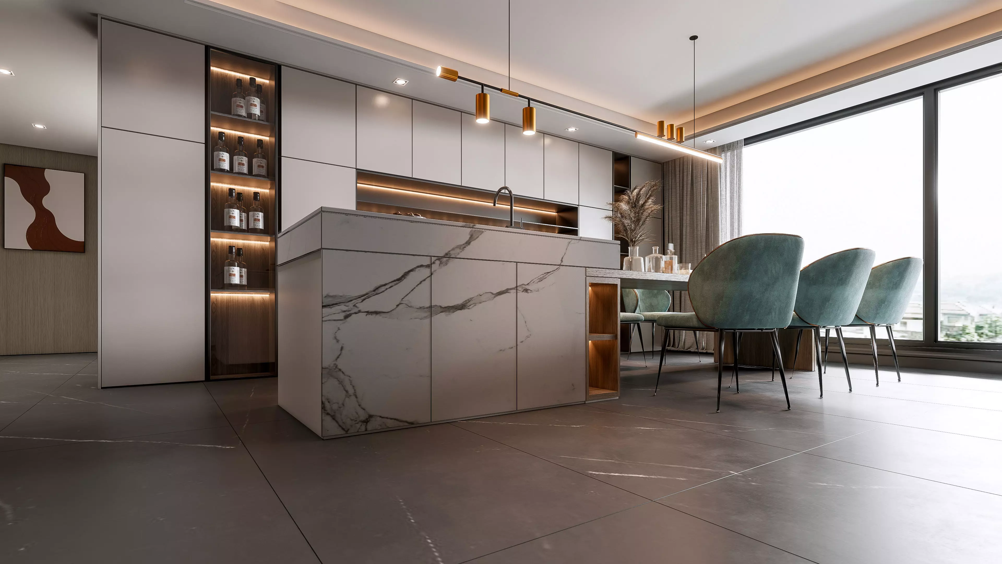 Dining Room 1 3D model_10