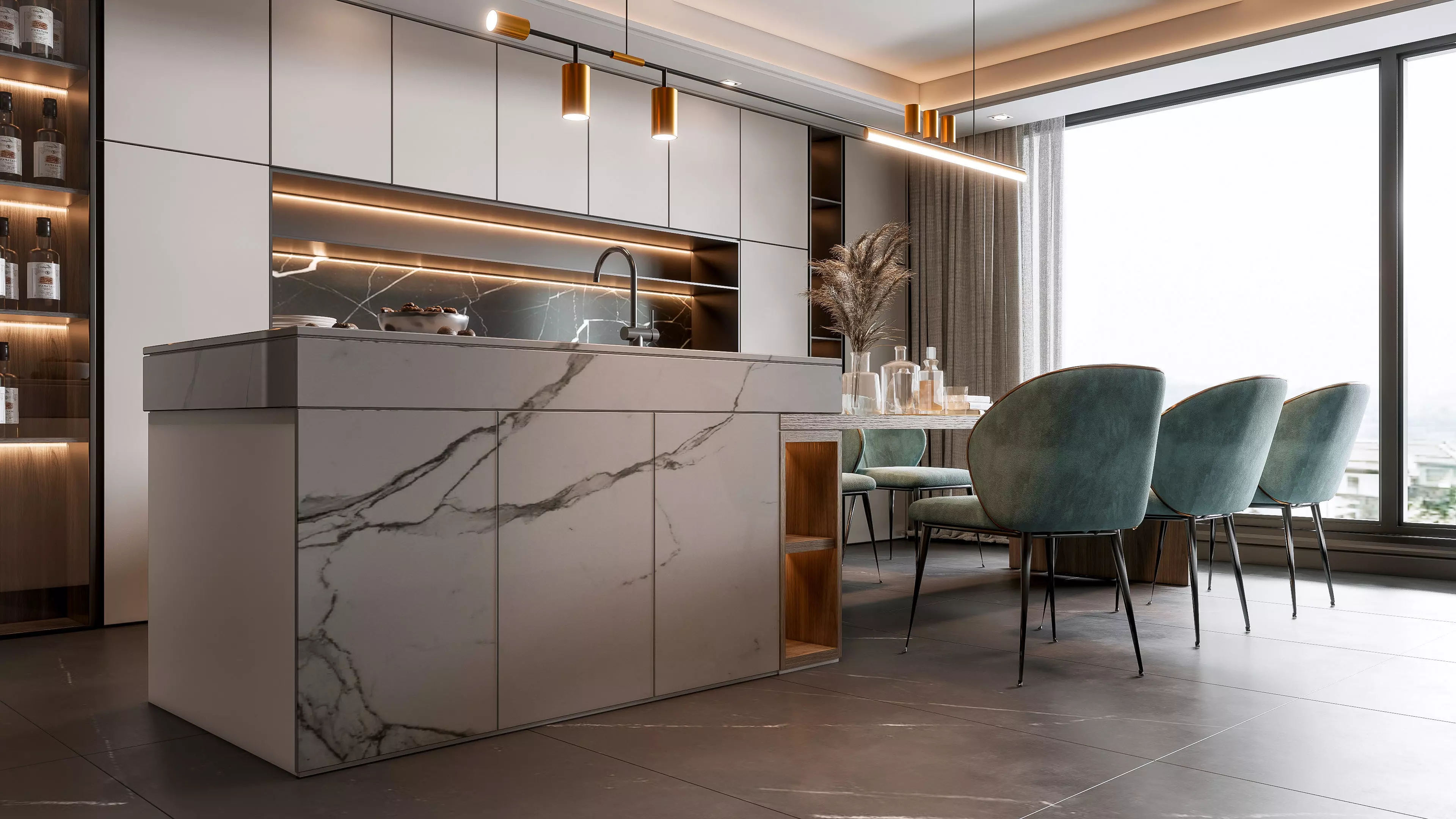 Dining Room 1 3D model_6