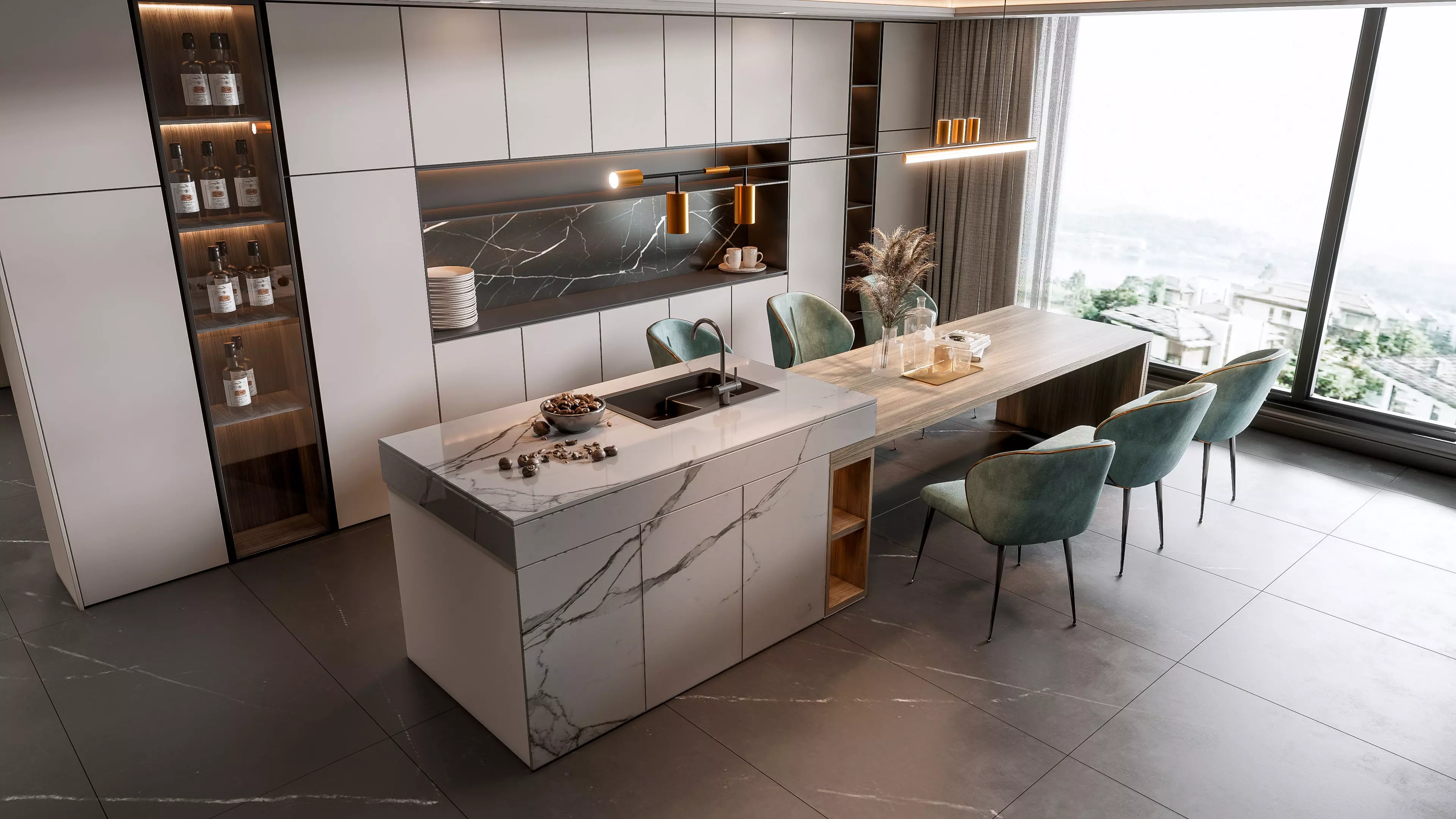 Dining Room 1 3D model_3