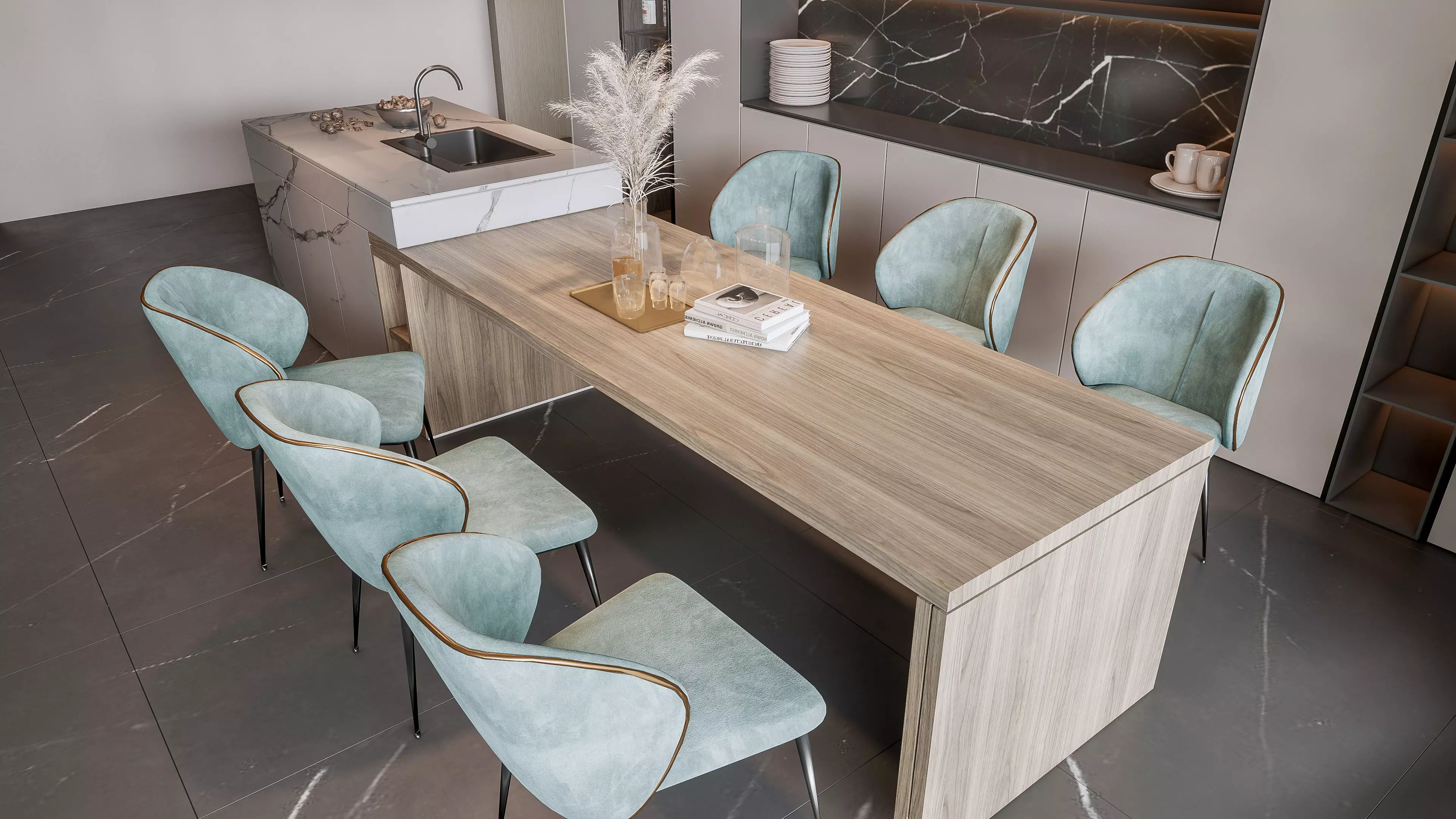 Dining Room 1 3D model_5