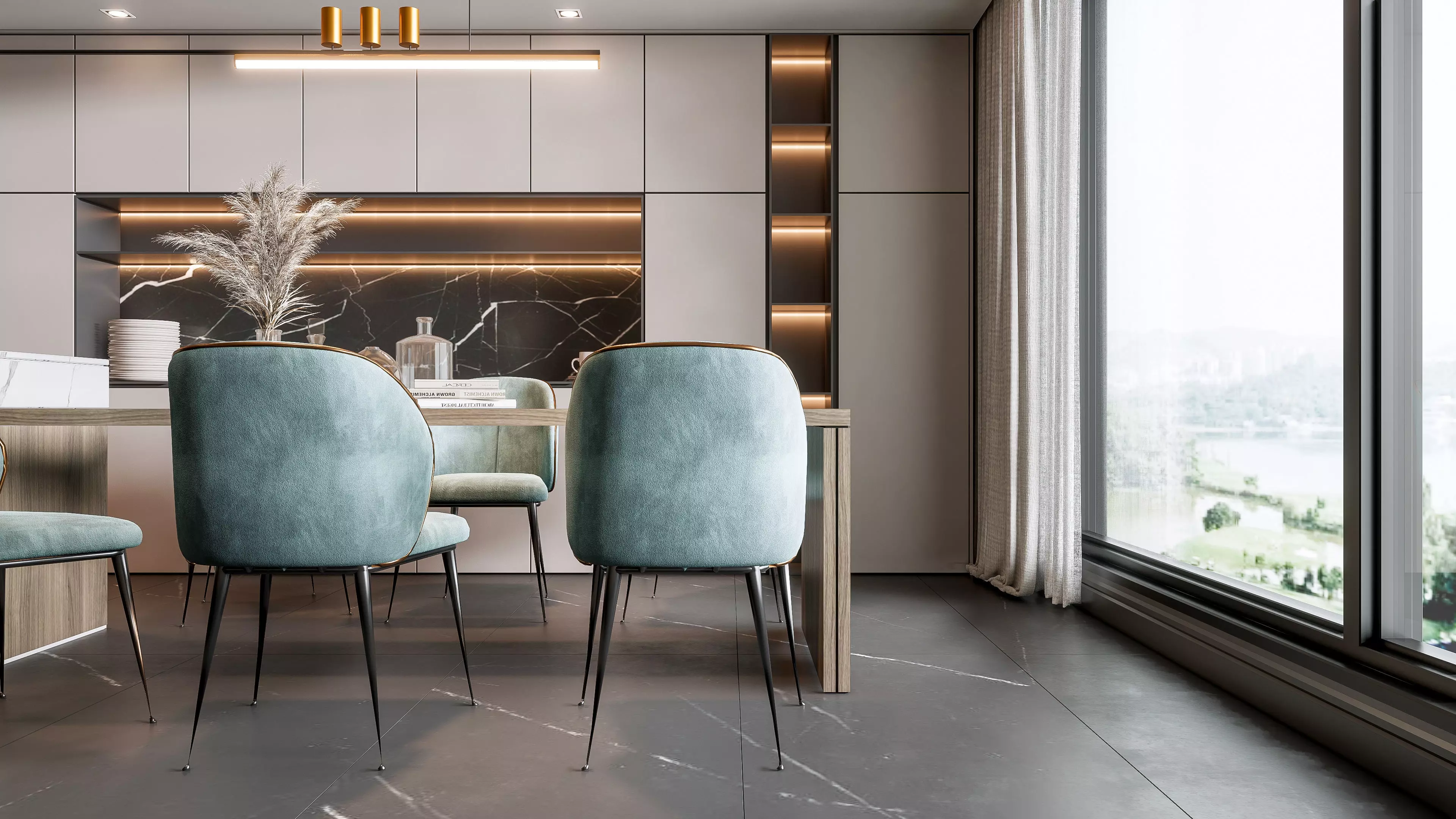 Dining Room 1 3D model_8